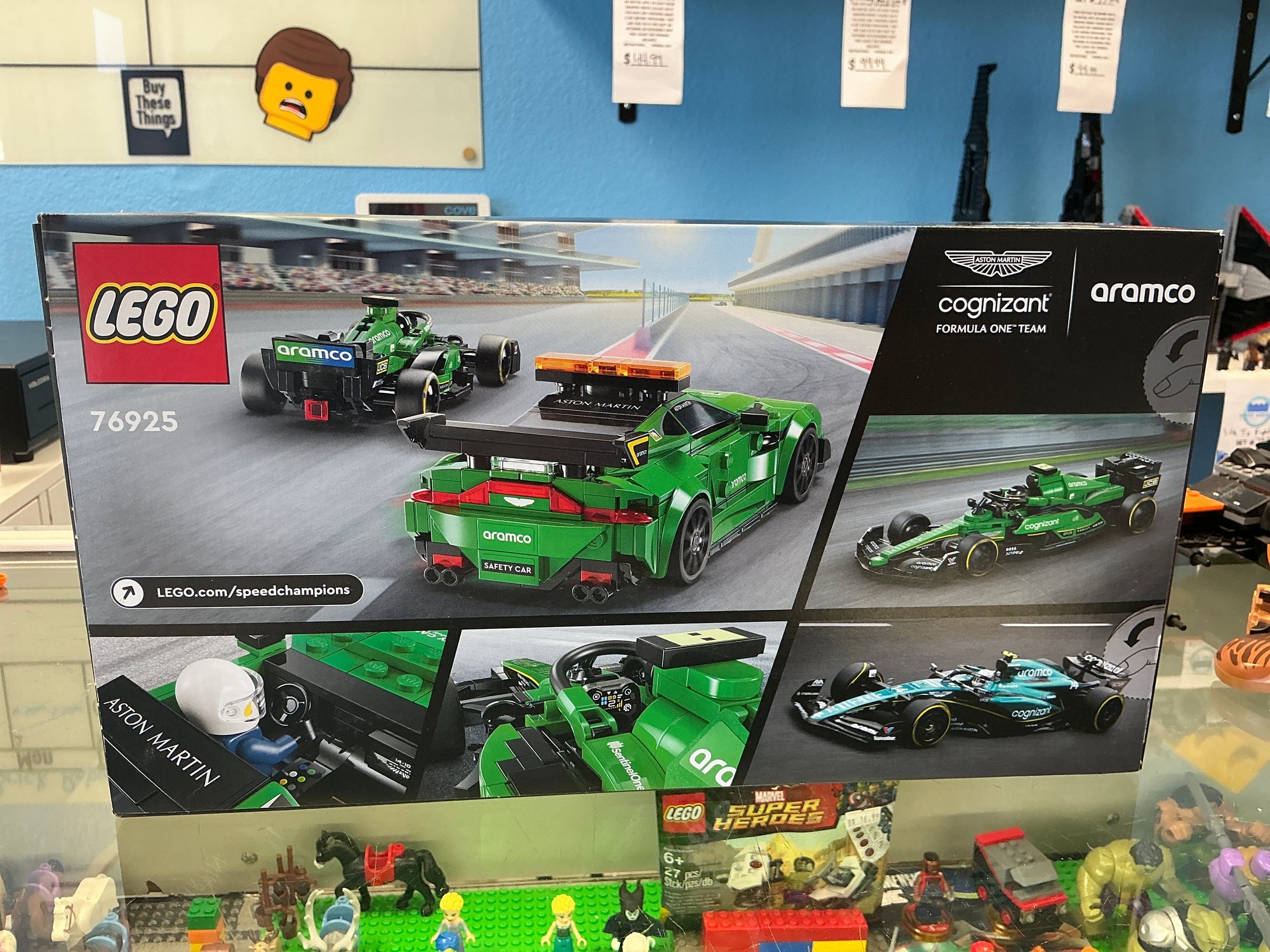 76925 Speed Champions Aston Martin Vantage Safety Car & AMR23 - Sealed
