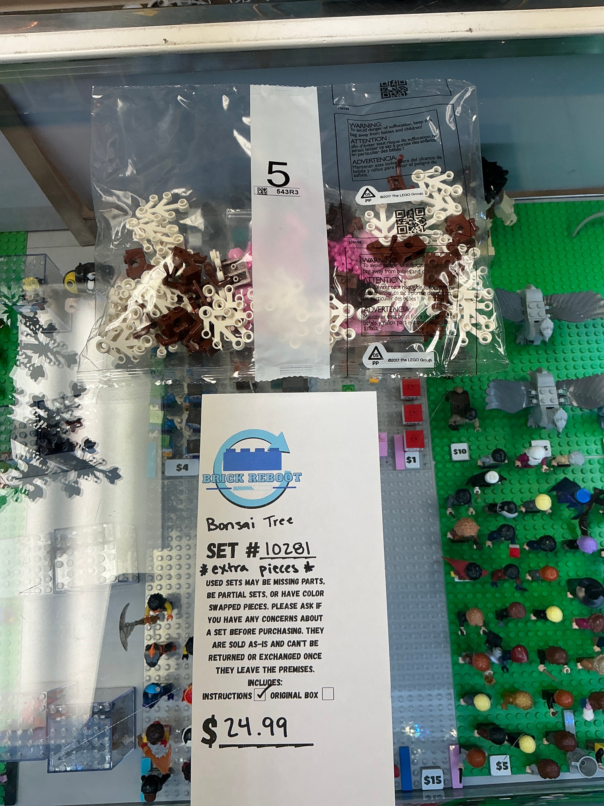 10281 Bonsai Tree *Has extra pieces* - used