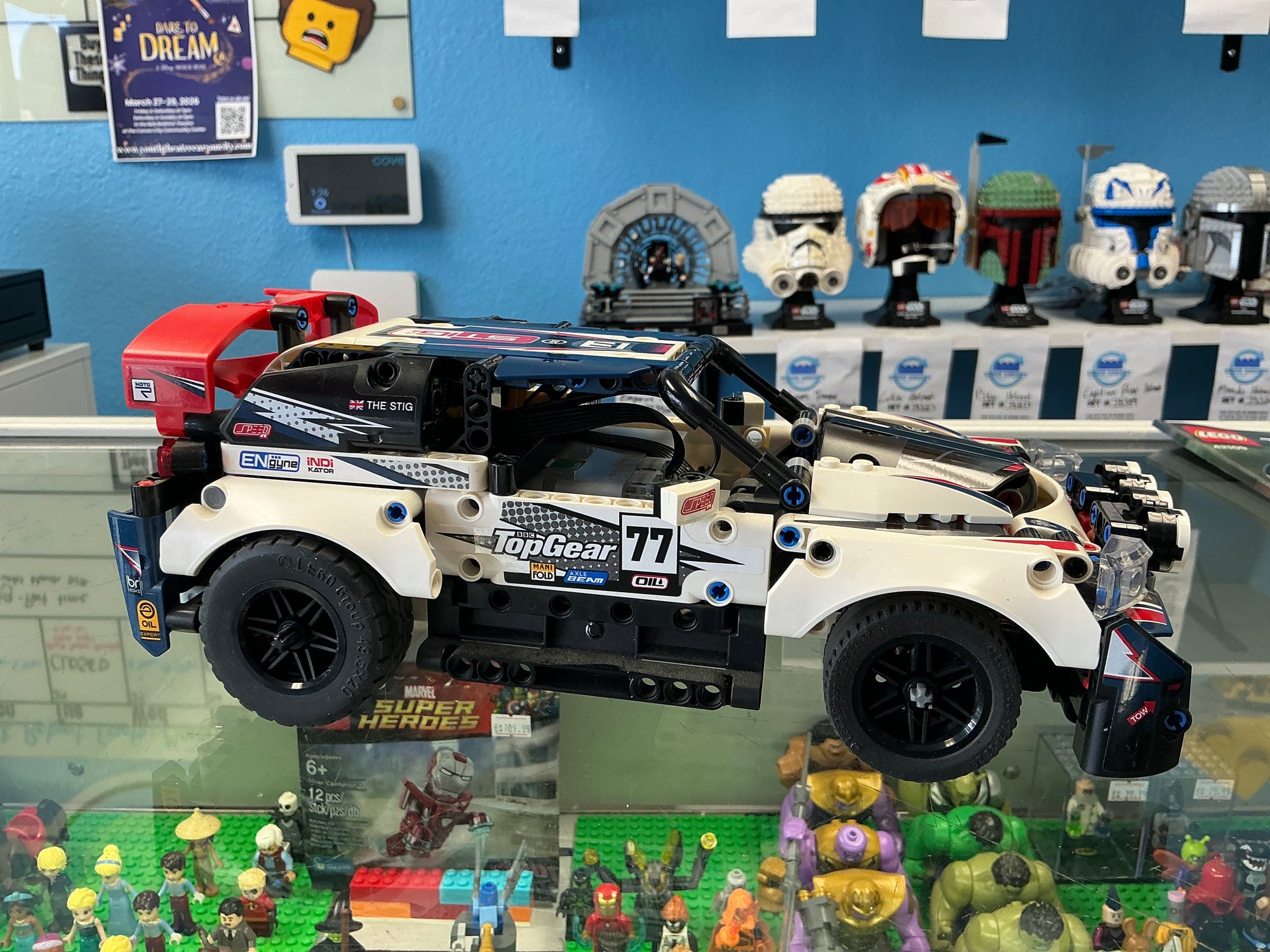 42109 Technic Top Hear Rally Car - Used