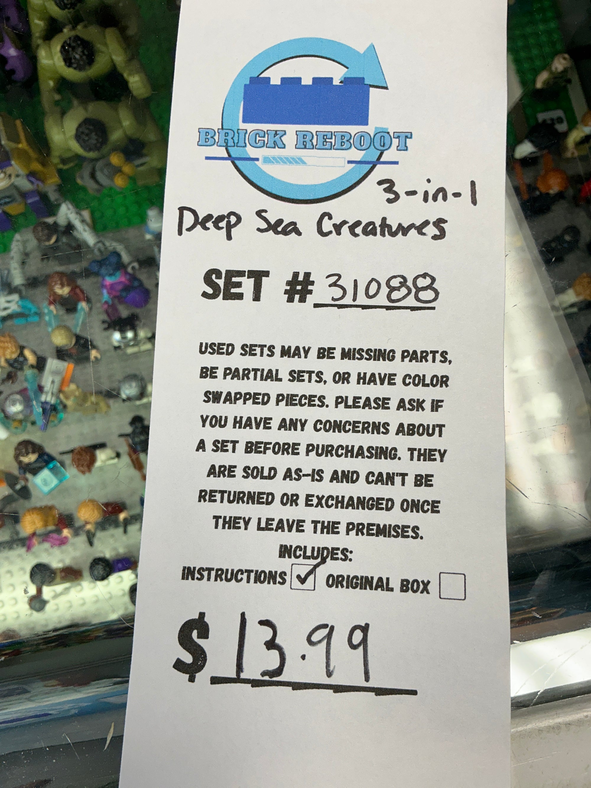 31088 3-in-1 Deep Sea Creatures - Used