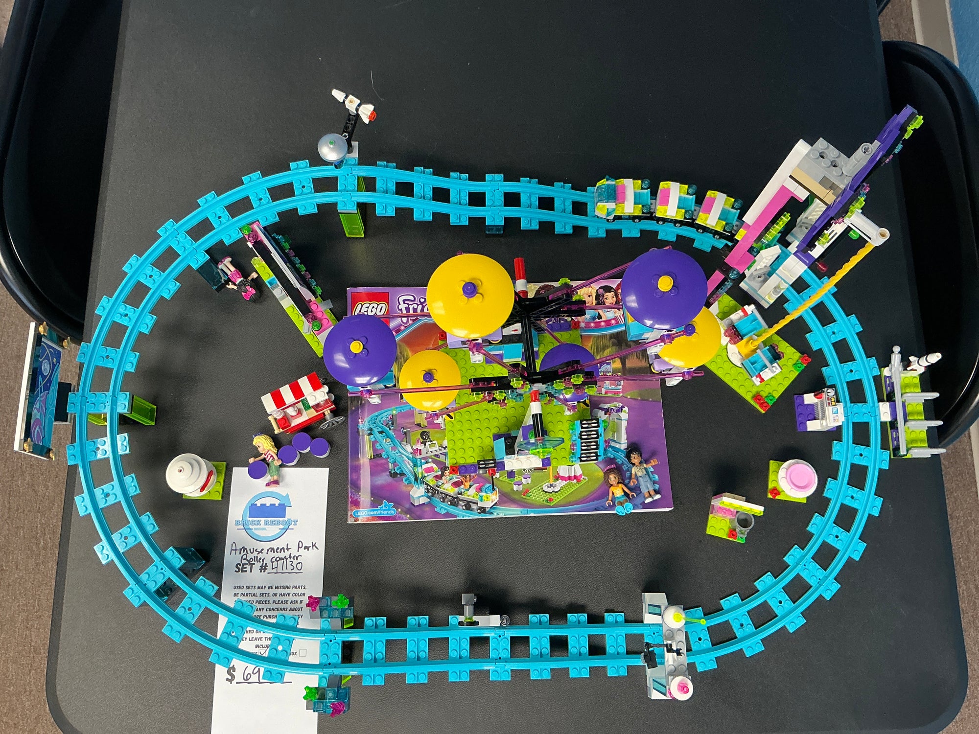 41130 Friends Amusement Park Roller Coaster - Used