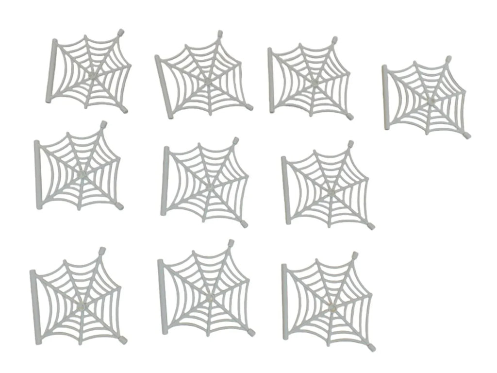 Lego Lot Of 10 White Spider Web with Bar