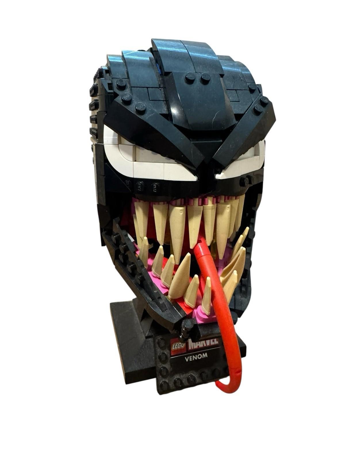 Lego 76187 Marvel Venom Head Bust 100% Complete W/ Instructions