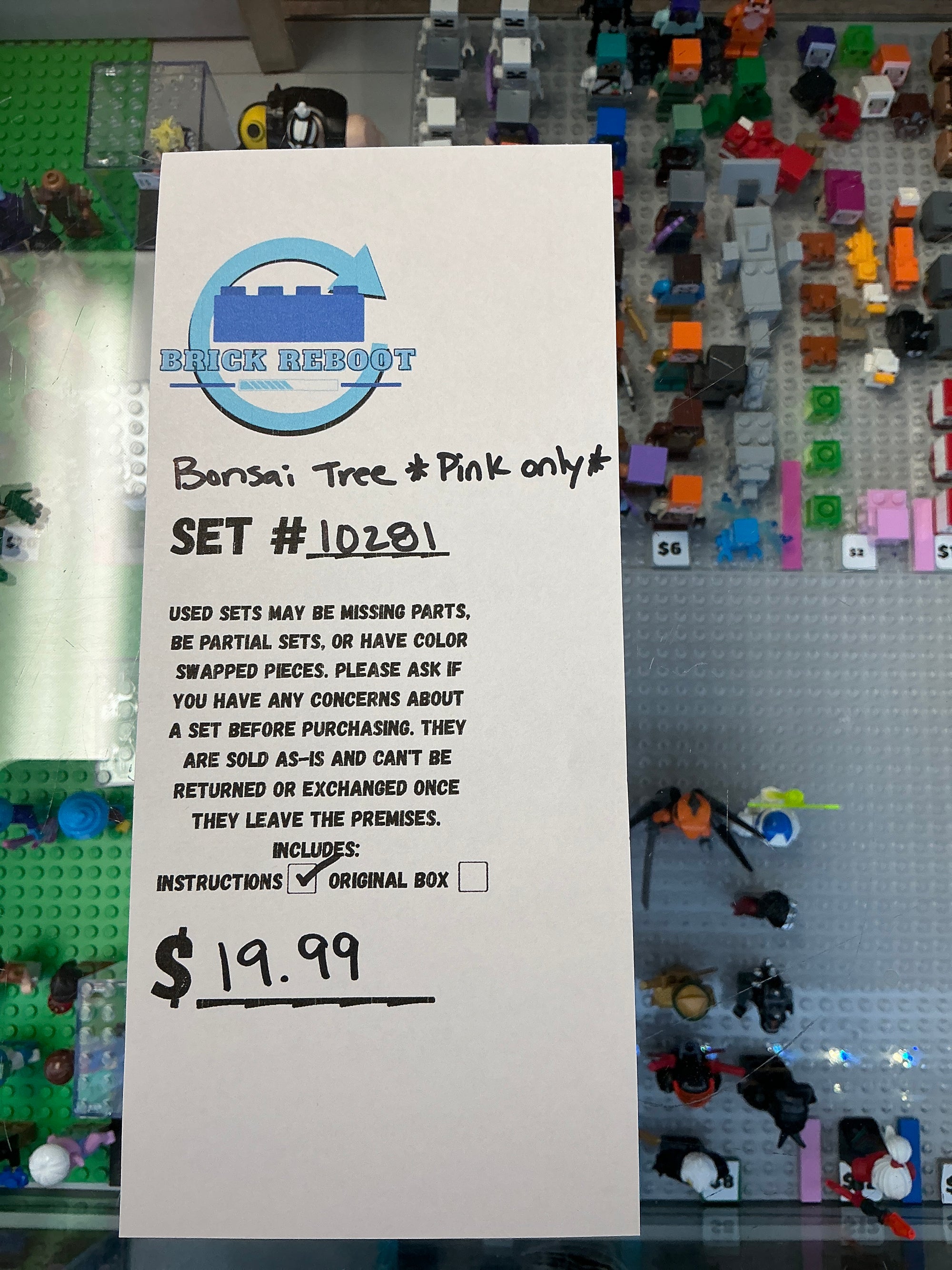 10281 Botanical Bonsai Tree *Pink Only* - used