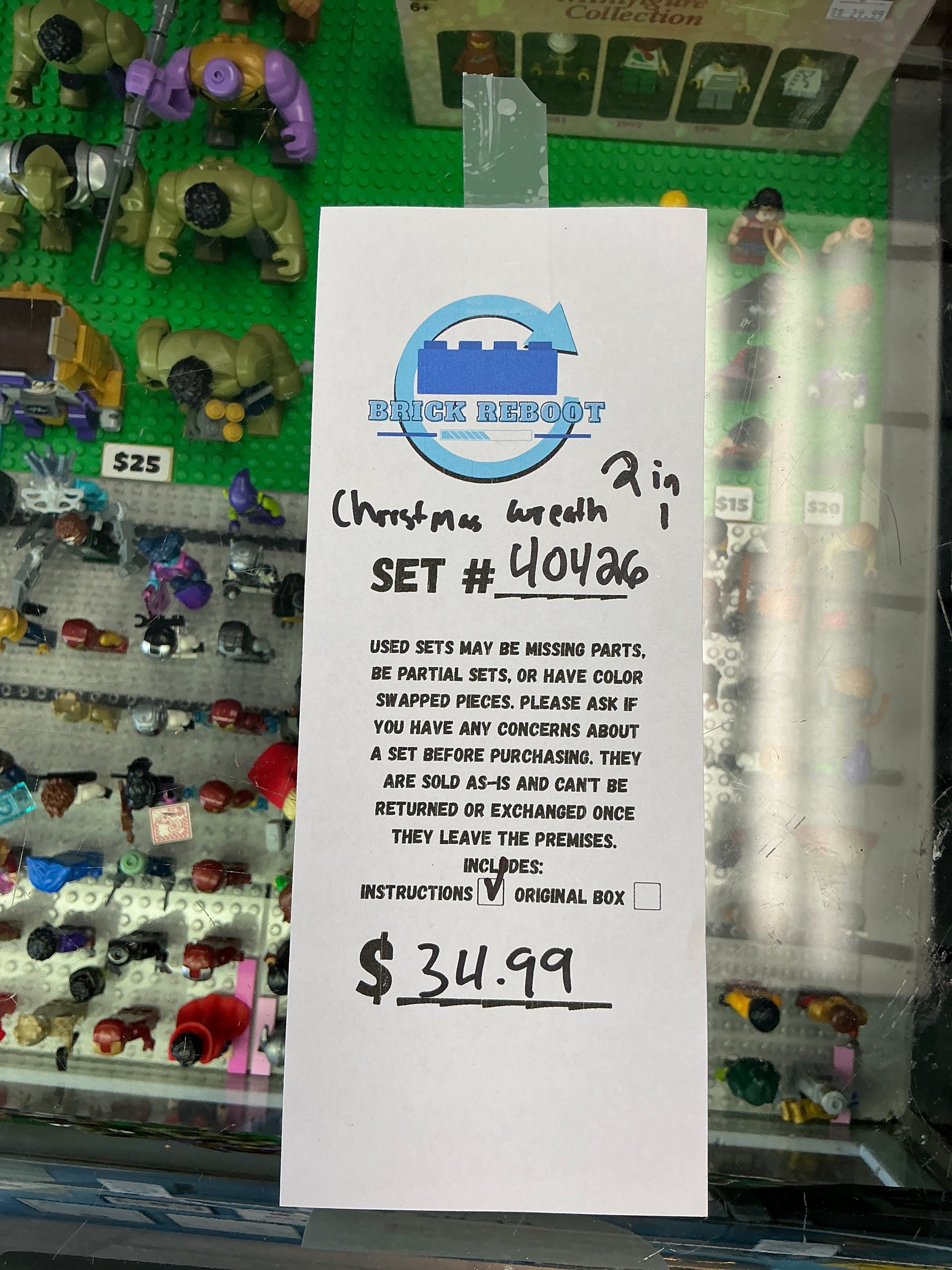 40426 Christmas Wreath 2in1 - Used