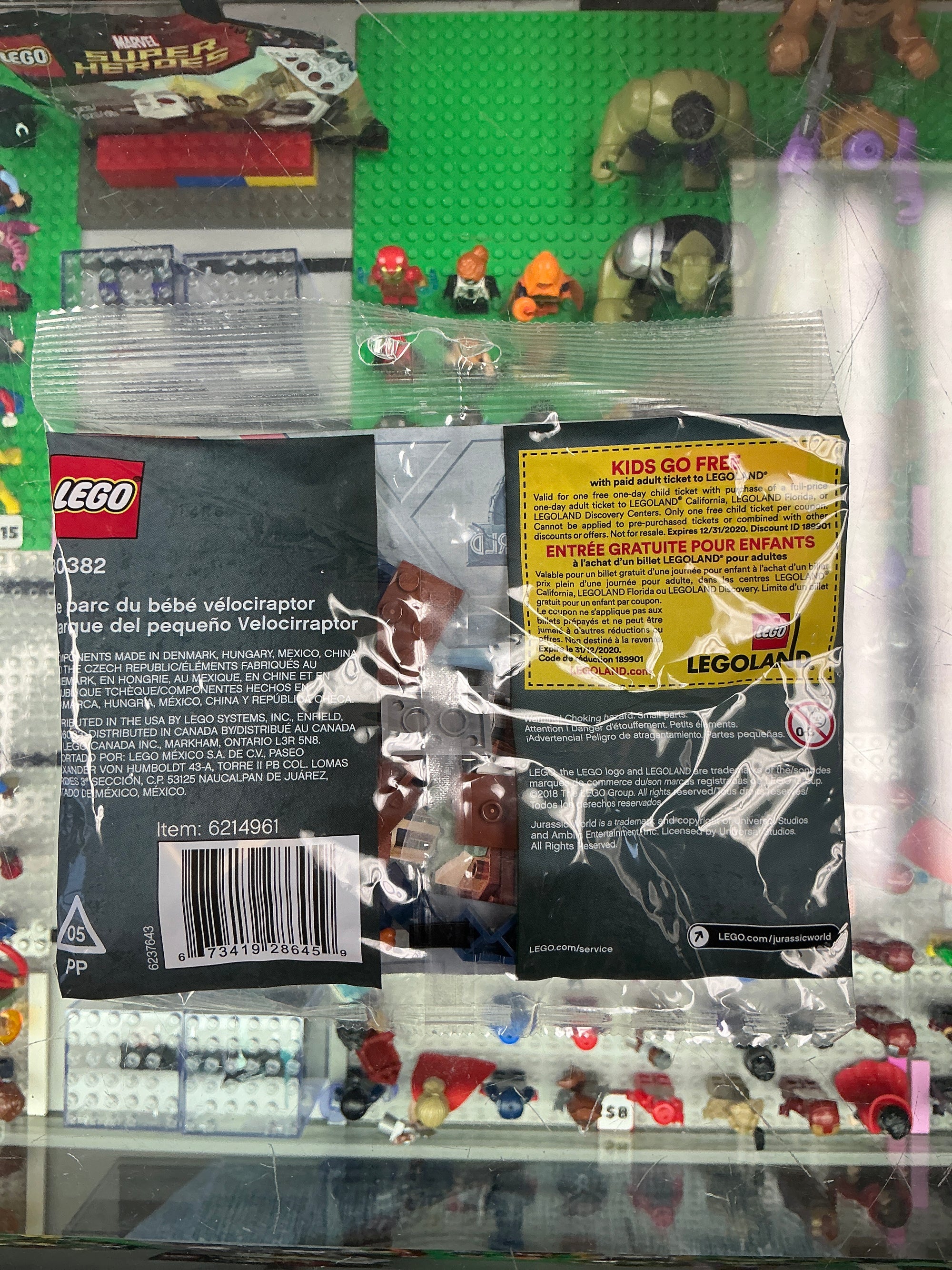 30382 Jurassic World Baby Velociraptor Playpen Polybag