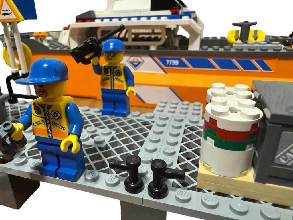 LEGO CITY: Coast Guard Patrol Boat & Tower 7739 *NOT COMPLETE* *NO BOX OR MANUAL