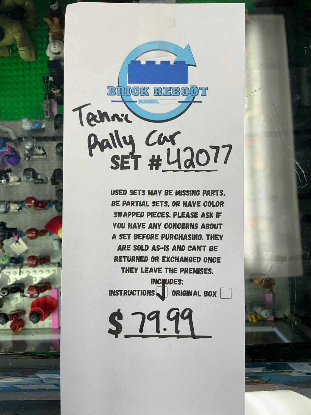 42077 Technic Rally Car - Used
