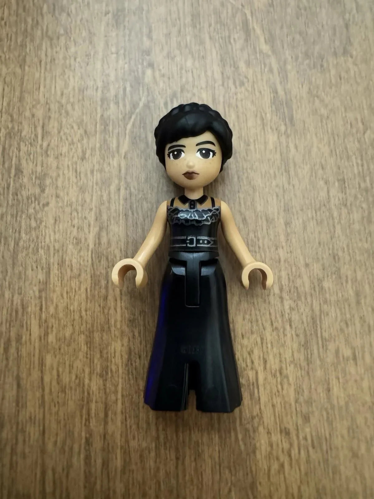 Lego New Wednesday Addams Black Sleeveless Dress Minifigure