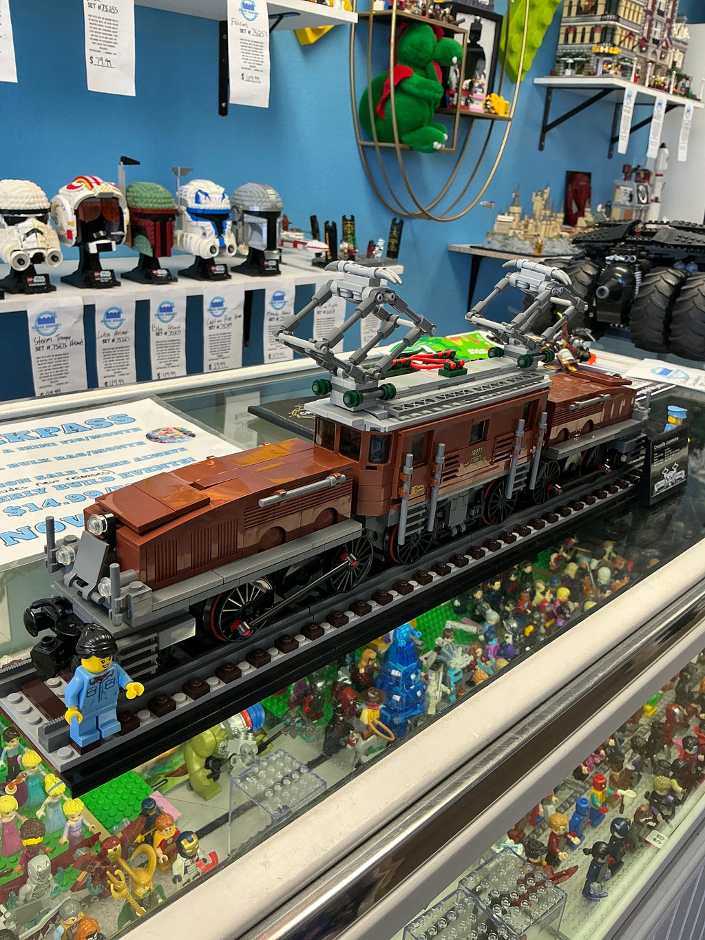 10277 Crocodile Locomotive *Missing wheel* - Used