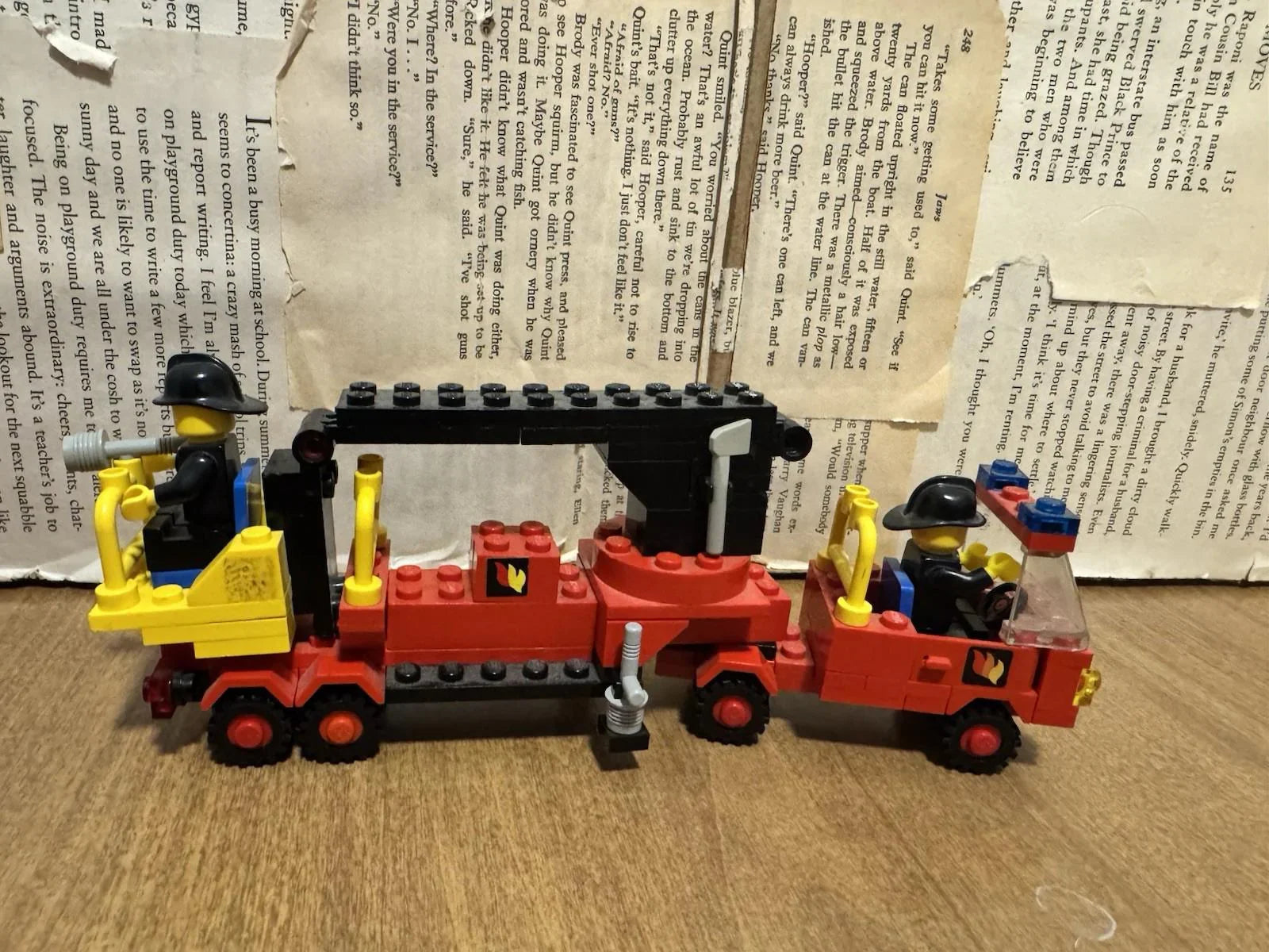 Lego 6650 And 6690 Fire And Rescue Van And Truck Sets Legoland *NO BOX OR MANUAL
