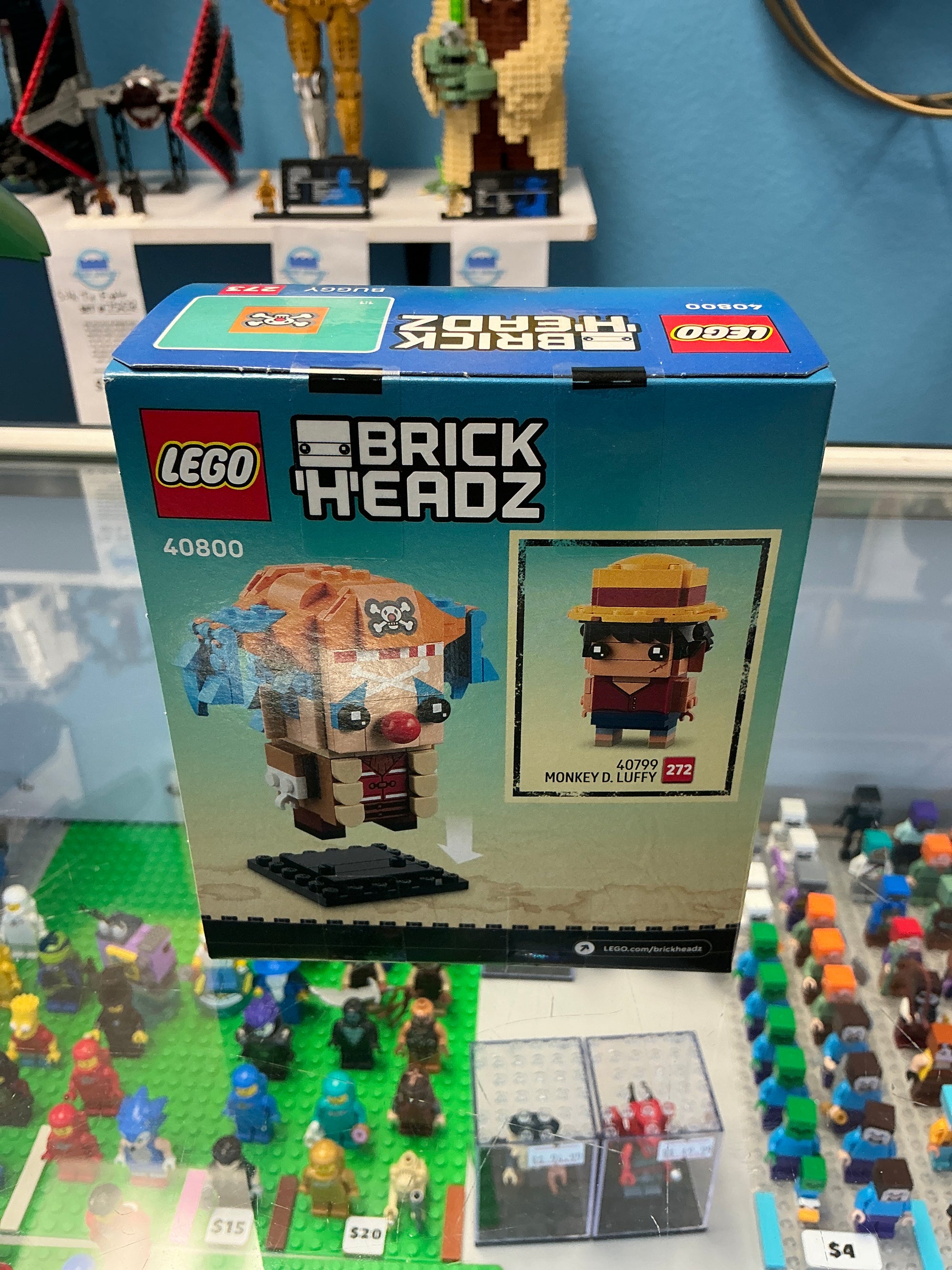 40800 Buggy the Clown Figure Brick Headz - Sealed