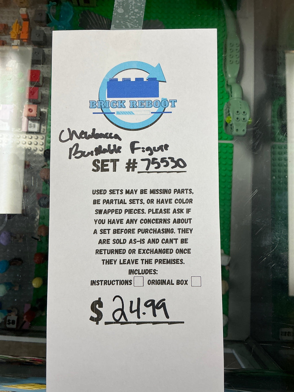 75530 Star Wars Chewbacca Buildable Figure- Used