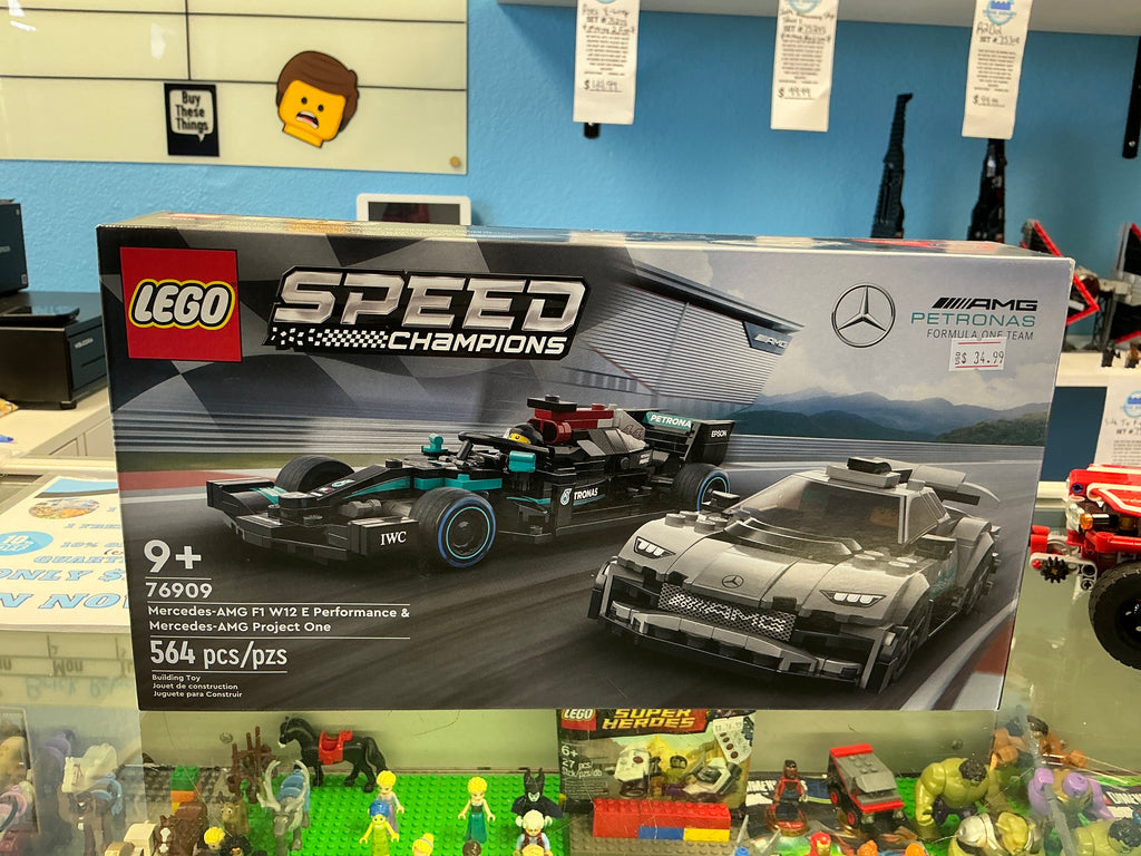 76909 Speed Champions Mercedes-AMG F1 W12 E Performance & Mercedes-AMG Project 1 - Sealed