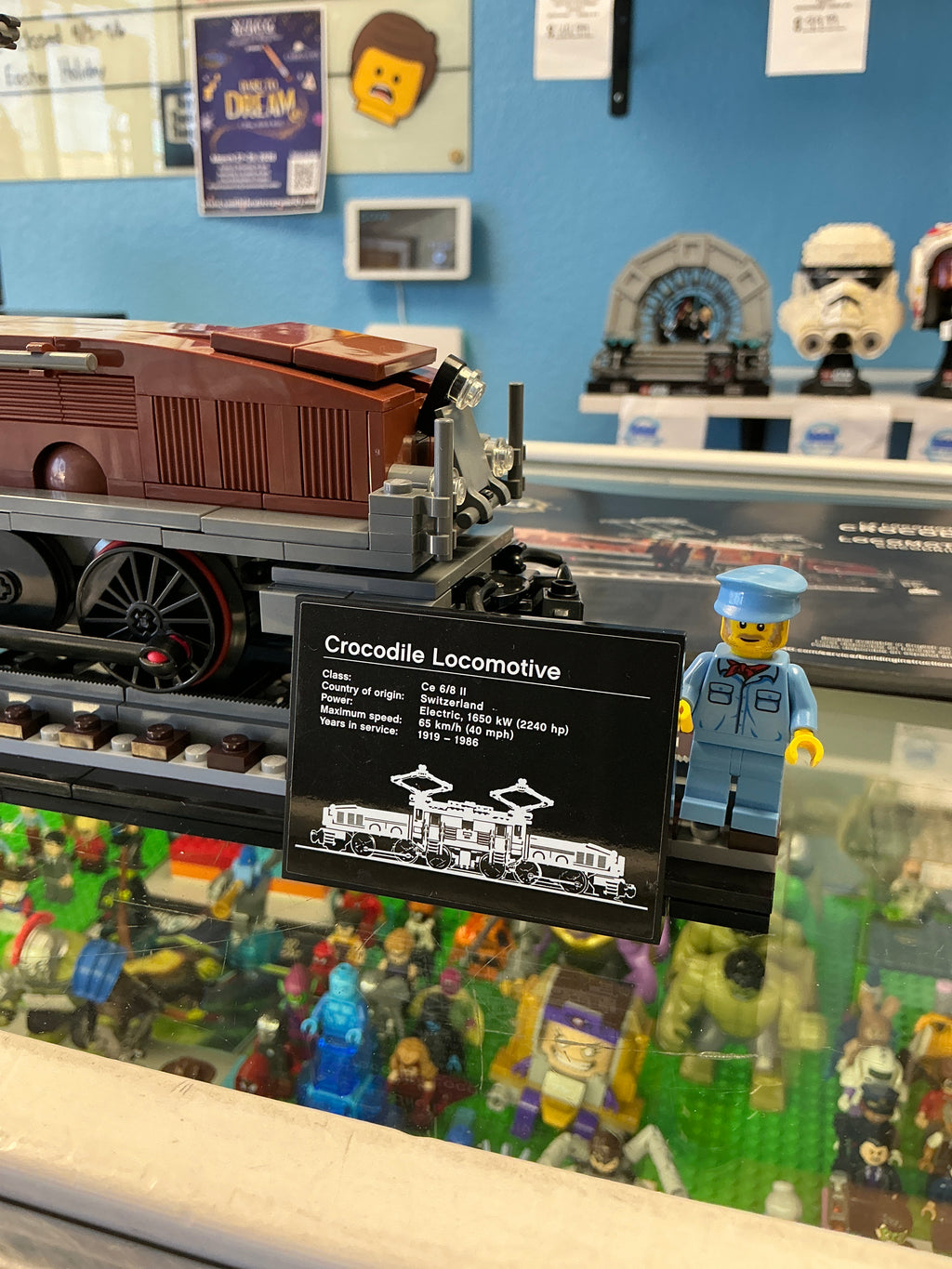 10277 Crocodile Locomotive *Missing wheel* - Used