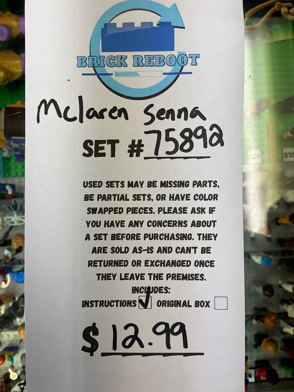 75892 Speed Champions McLaren Senna - Used