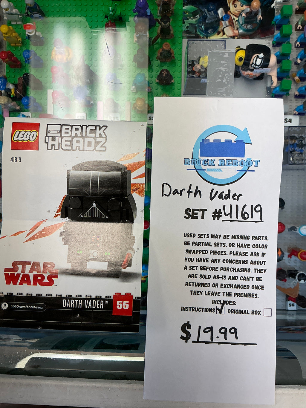 41619 Brick Headz Darth Vader - Used