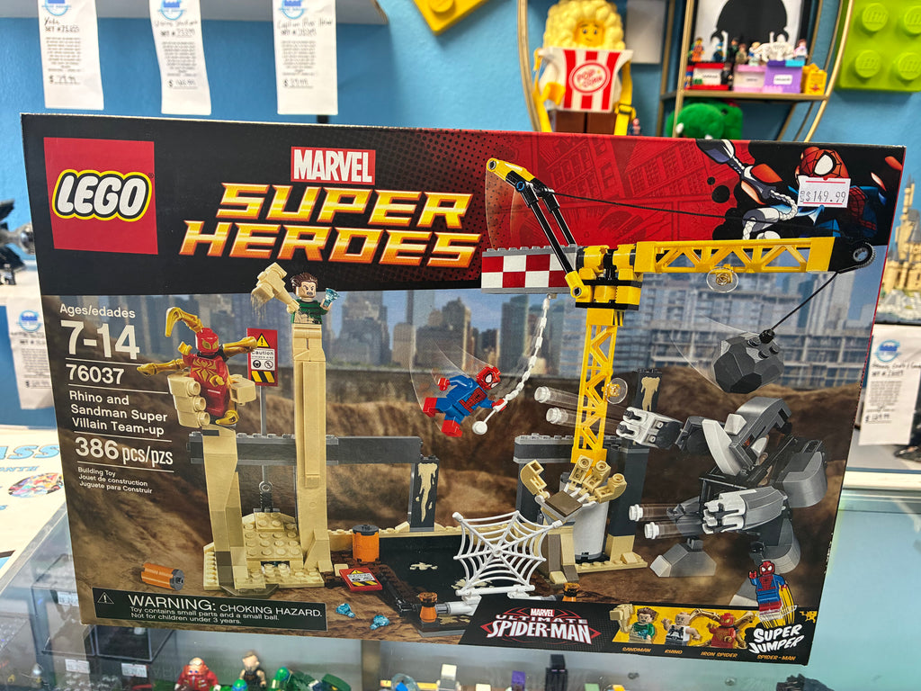 76037 Marvel Super Heroes Rhino and Sandman Super Villain Team-up - Sealed