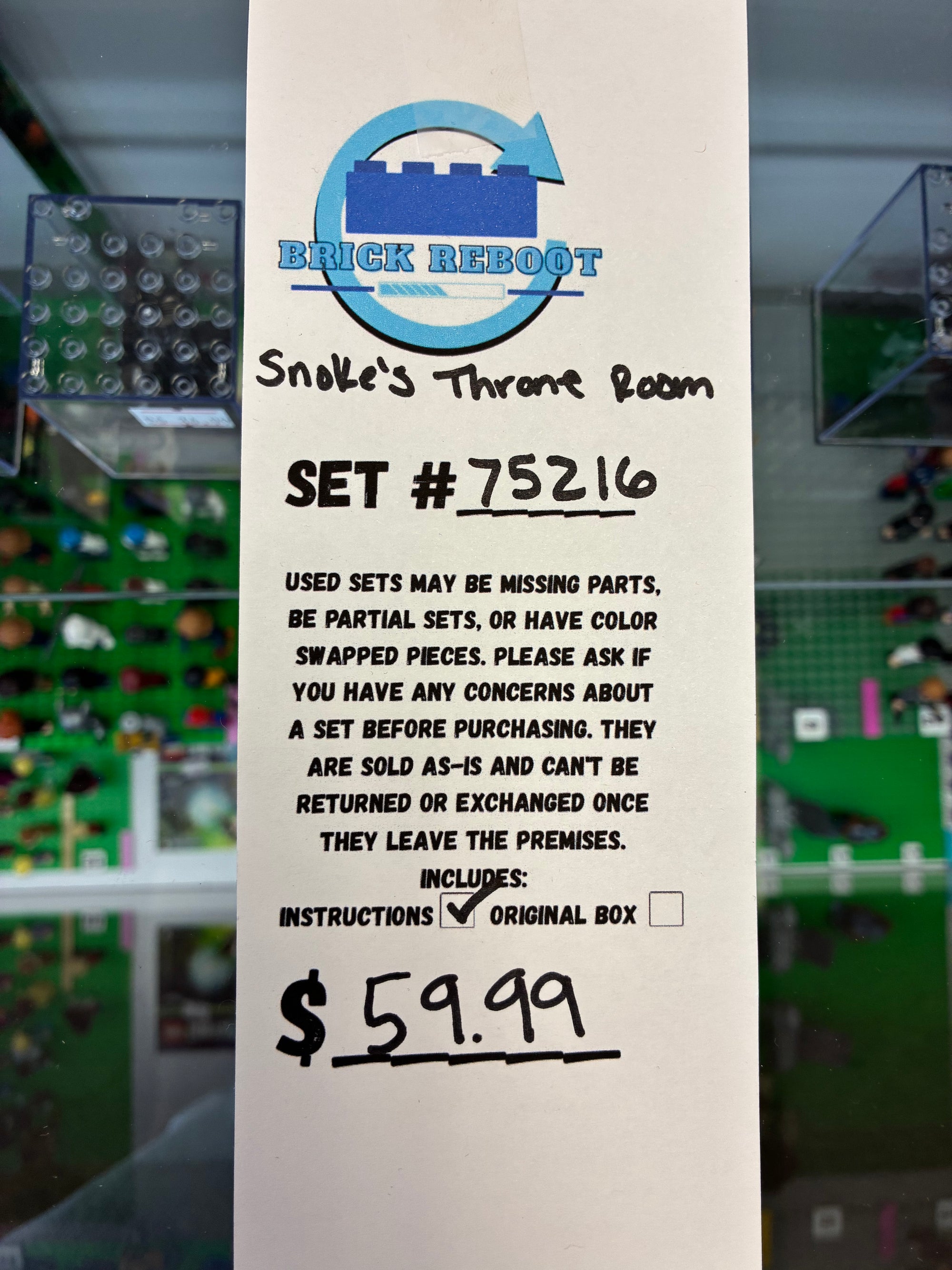 75216 Snoke’s Throne Room - Used
