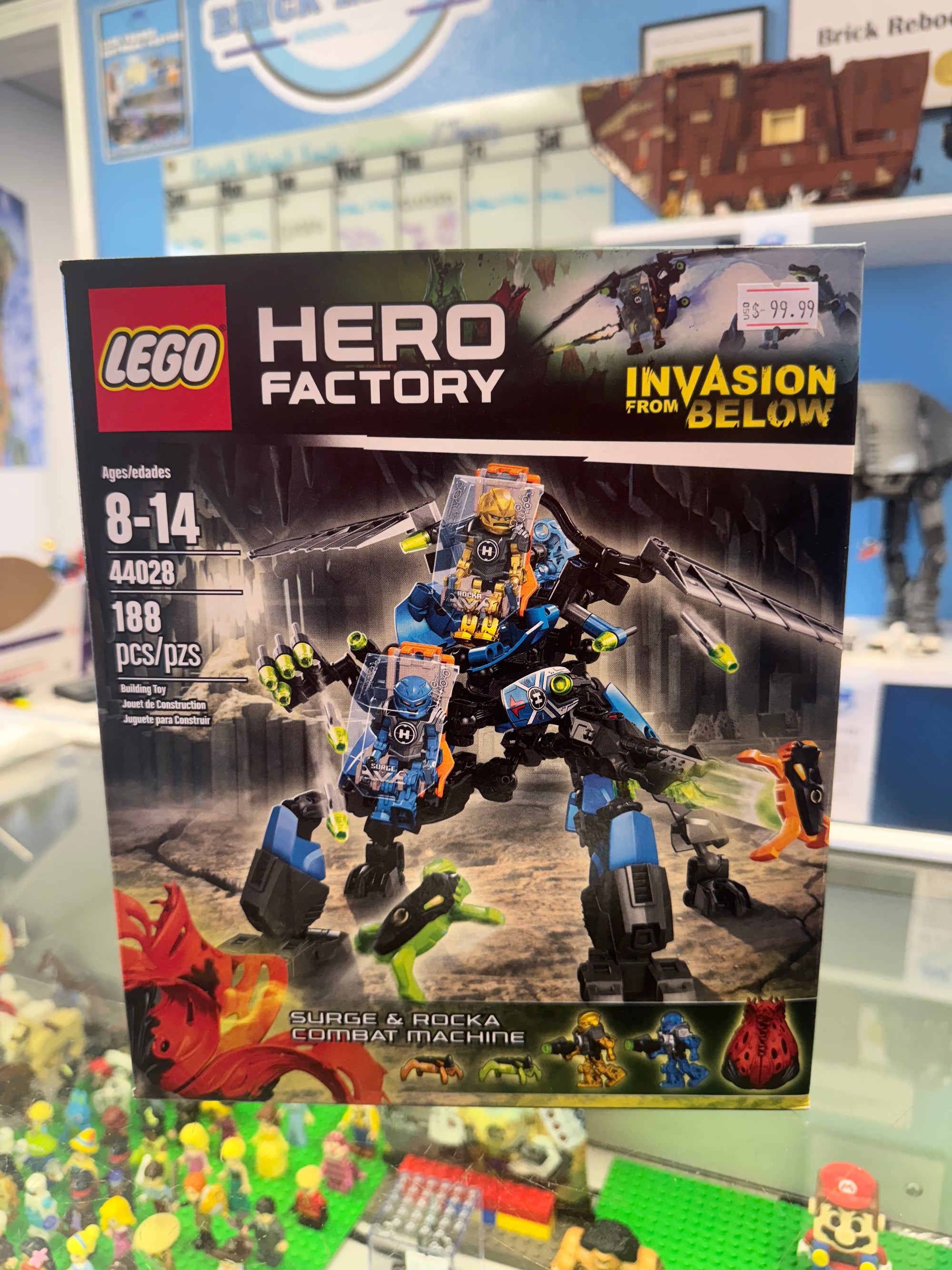 44028 Hero Factory Surge & Rocka Combat Machine