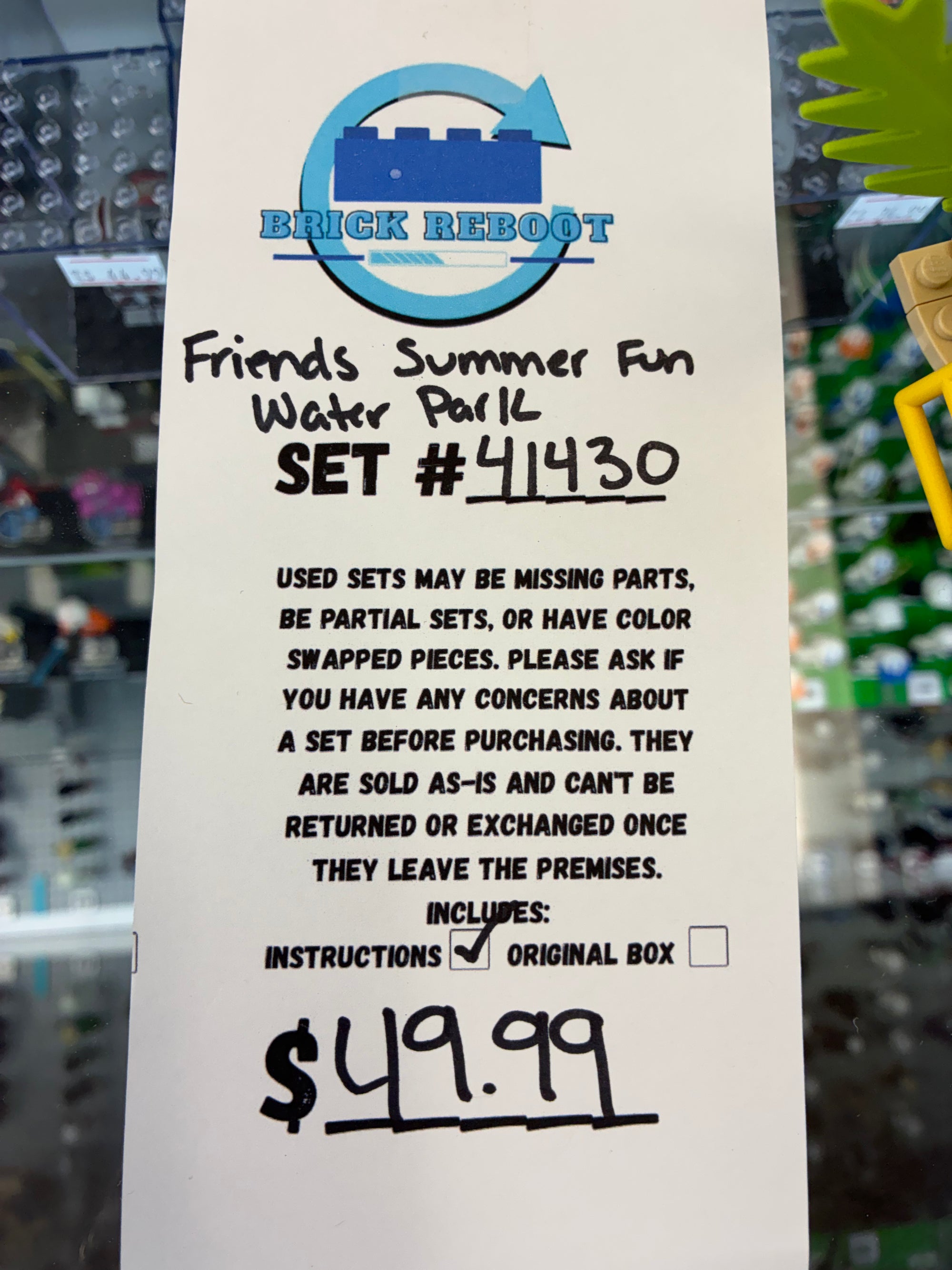 42430 Friends Summer Fun Water Park - Used
