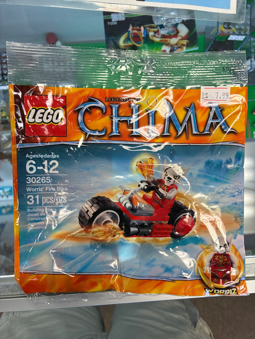 30265 Worriz’ Fire Bike Poly Bag - Sealed