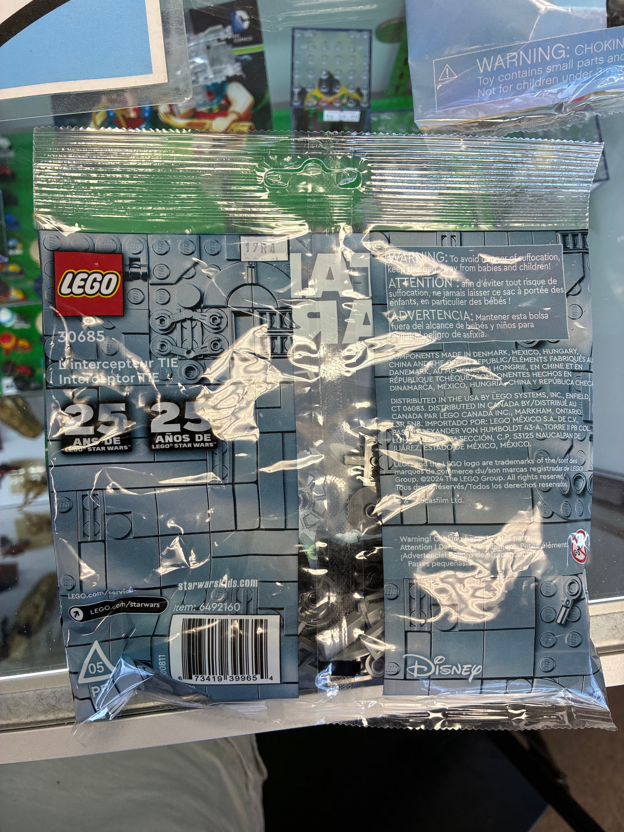 30685 TIE Interceptor Poly Bag - Sealed