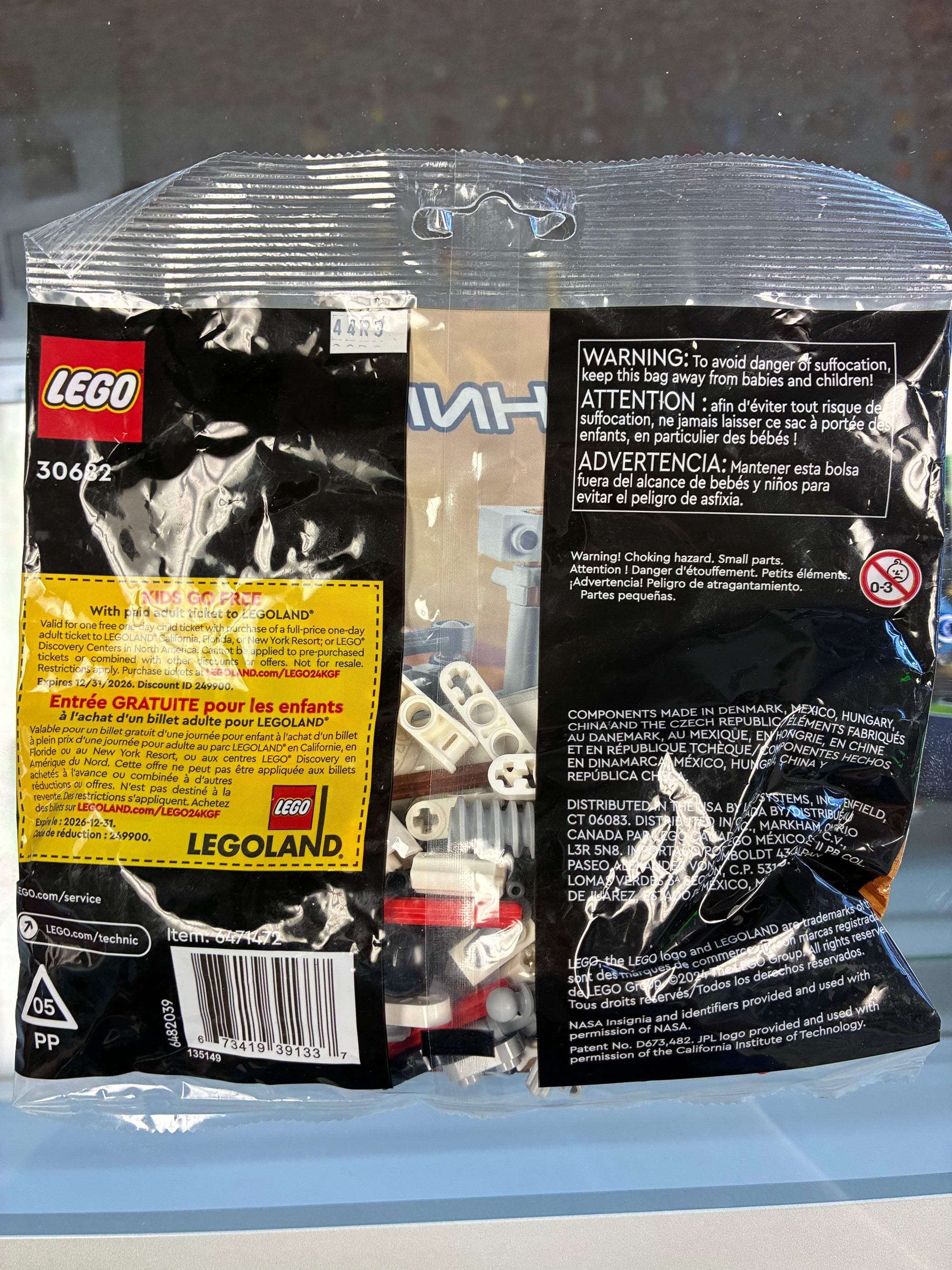 30682 Technic Mars Rover Perseverance Poly Bag - Sealed