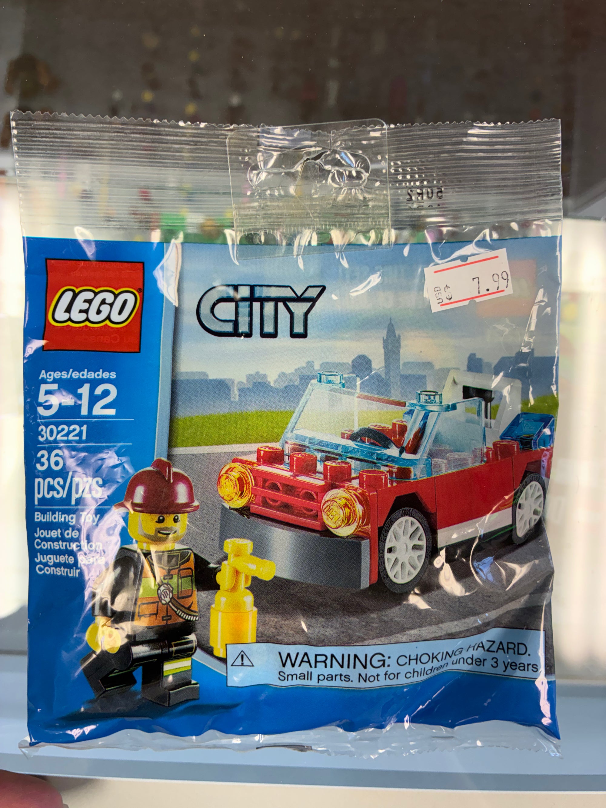 30221 City Fire Car Poly Bag - Sealed