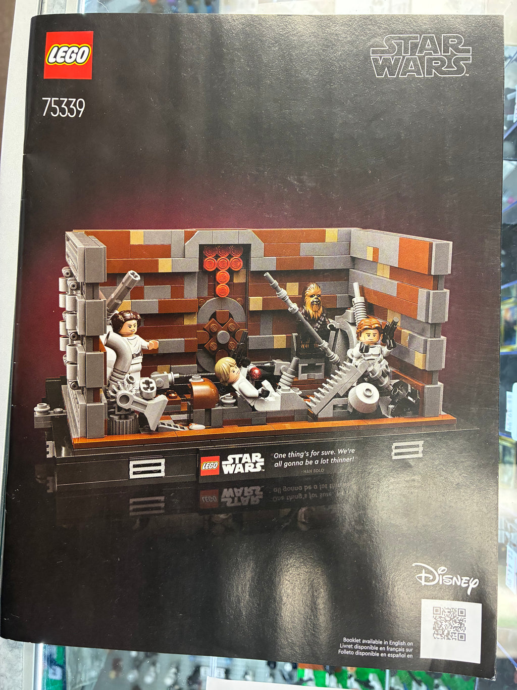75339 Death Star Trash Compactor Diorama *MISSING C-3PO* - Used