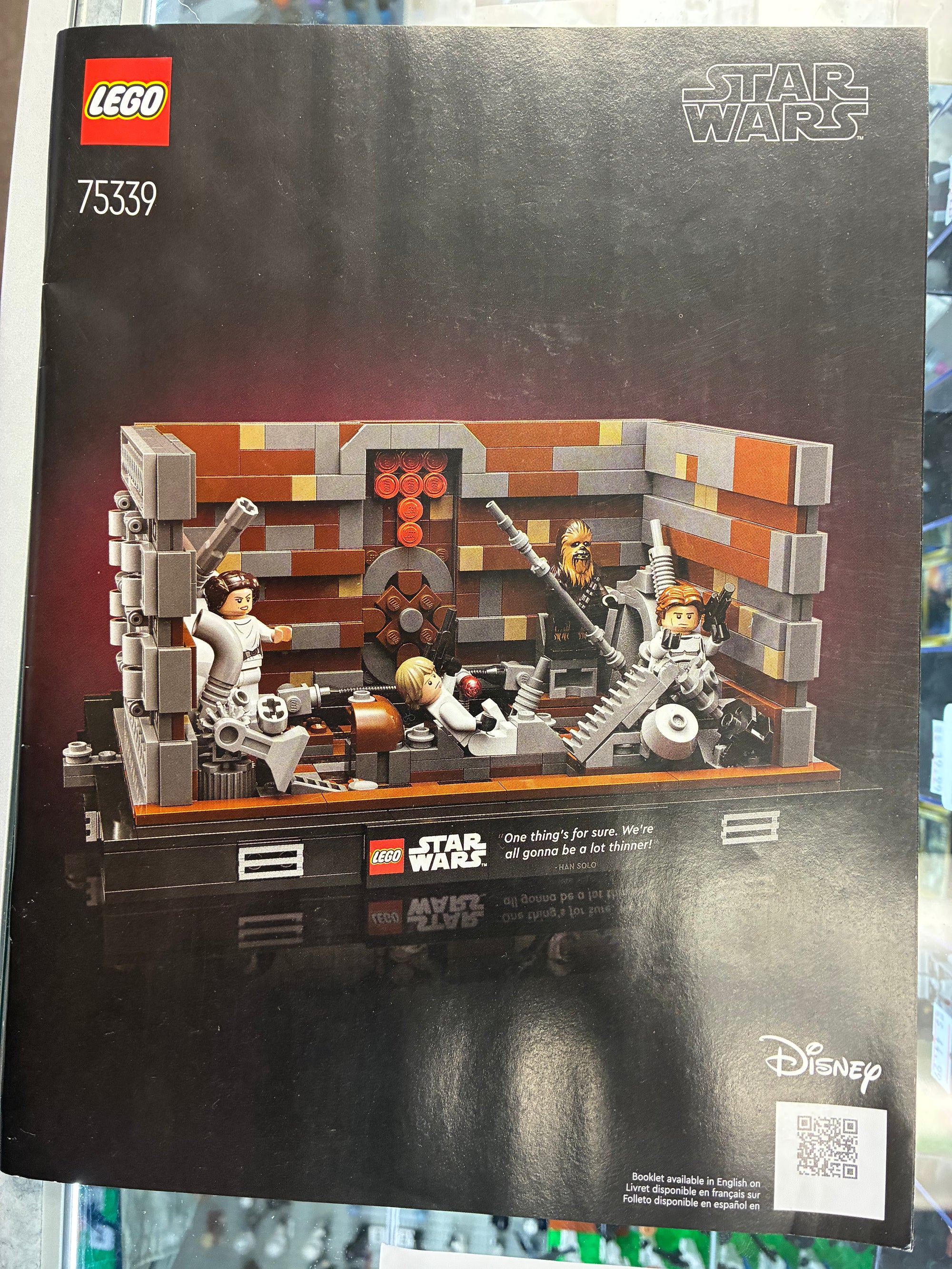 75339 Death Star Trash Compactor Diorama *MISSING C-3PO* - Used