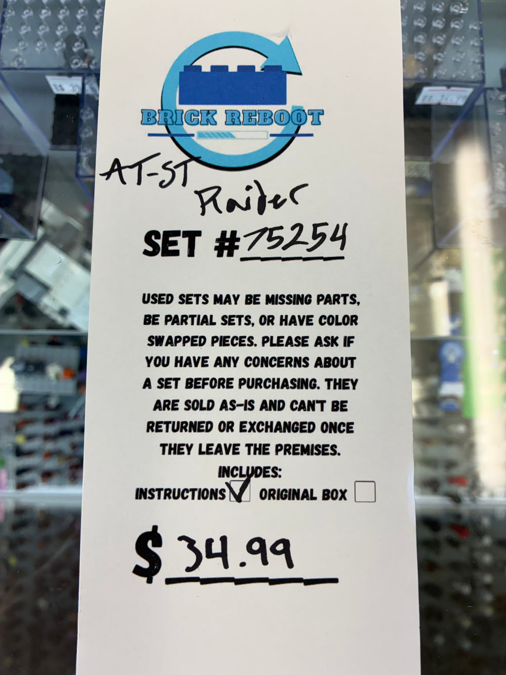 75252 Star Wars AT-Sat Raider - Used