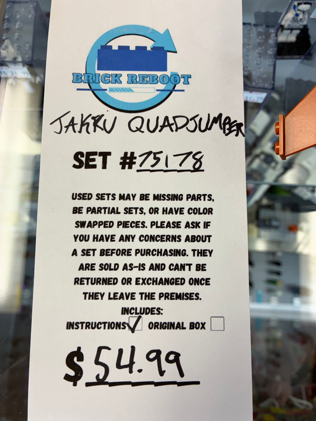 75178 Star Wars Jakku Quadjumper - Used
