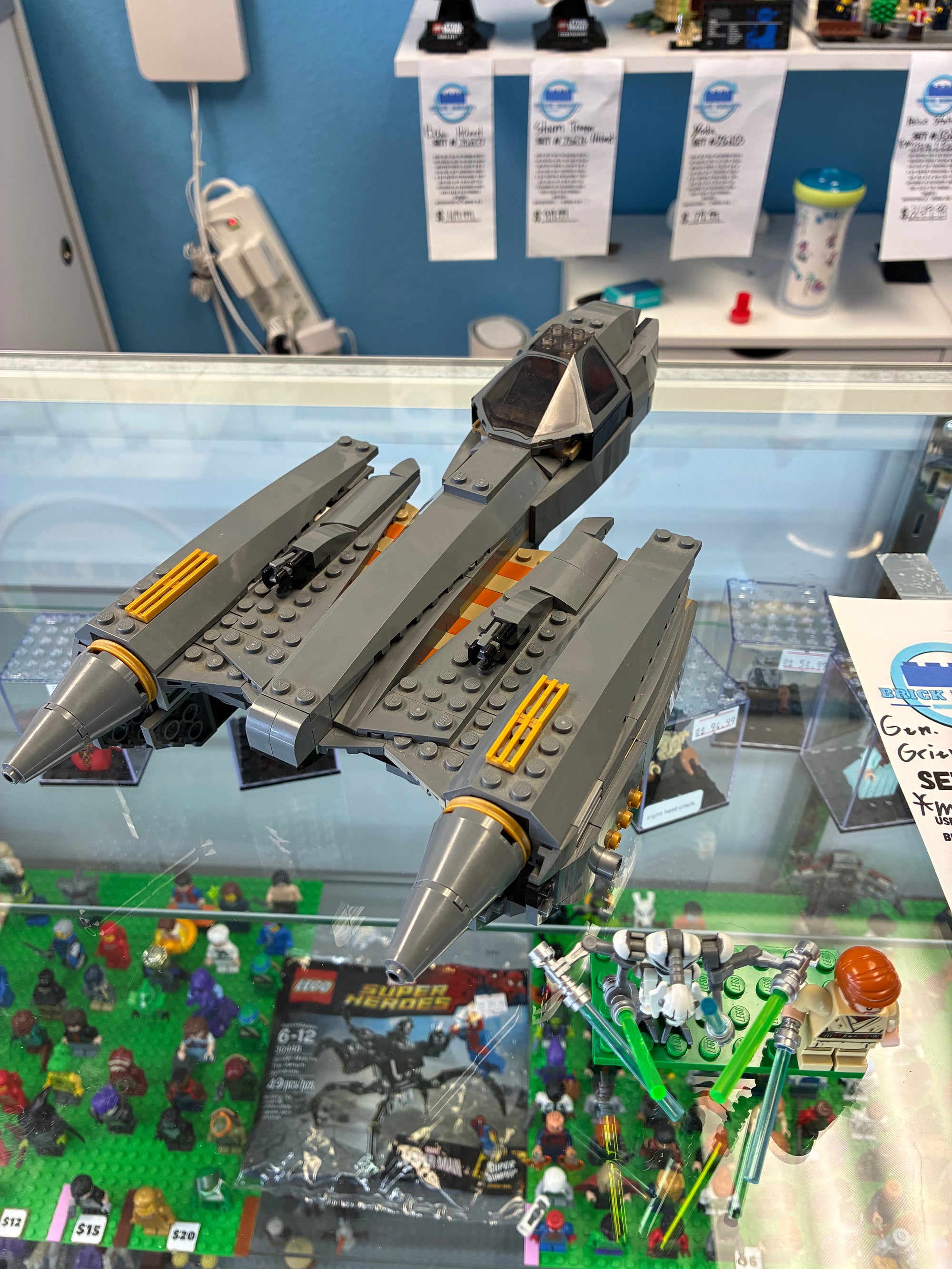 75286 Star Wars General Grievous Starfighter *MISSING TROOPER* - Used