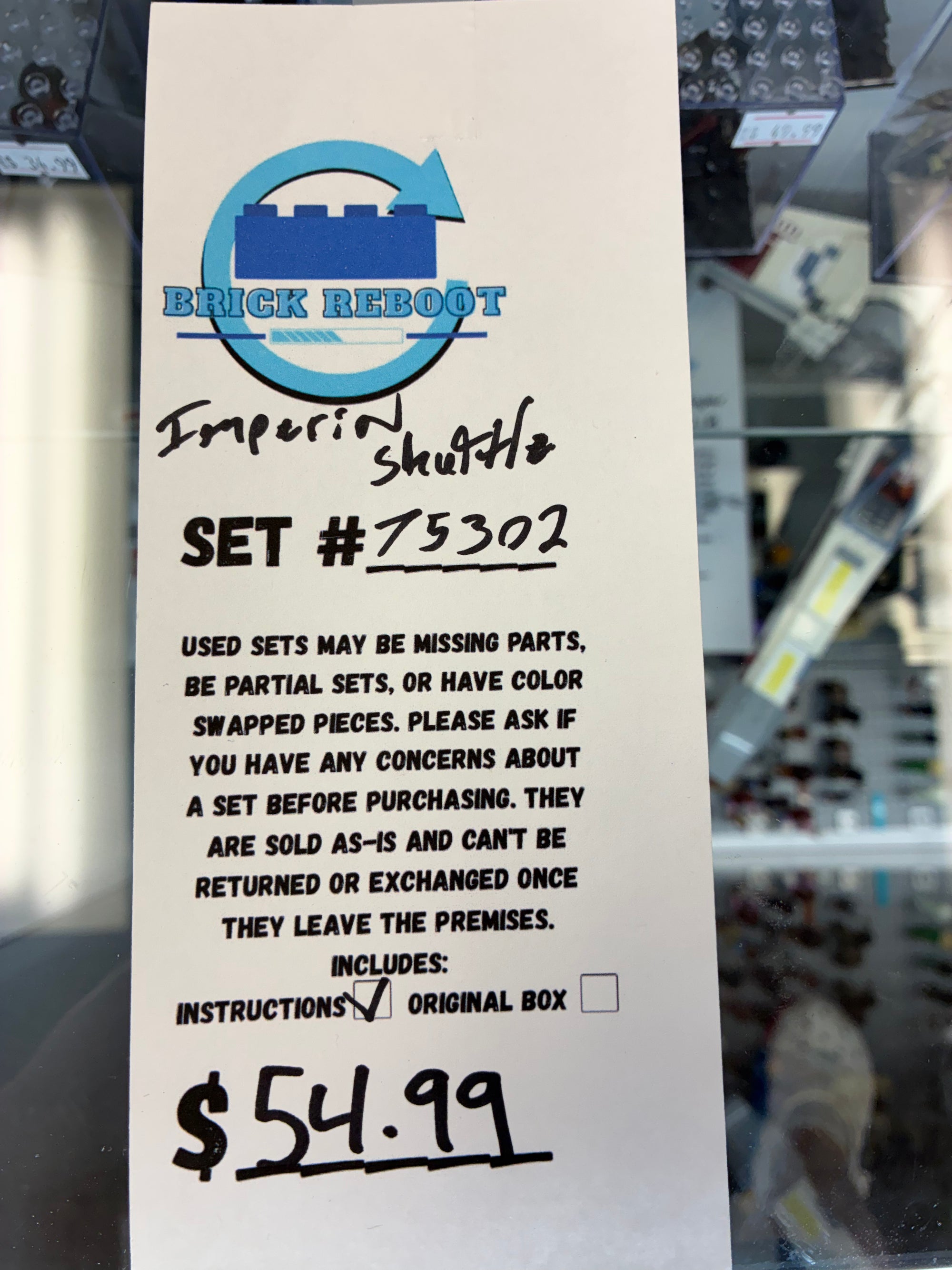 75302 Star Wars Imperial Shuttle - Used