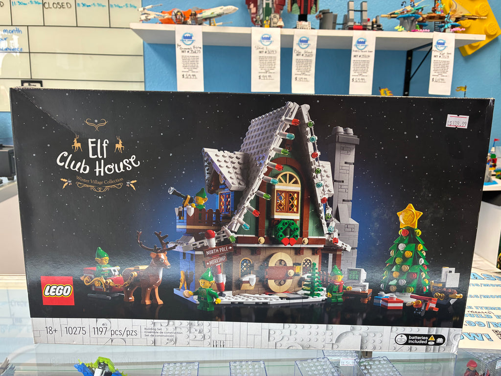 10275 Winter Village Collection Elf Club House *BOX DAMAGE* - Sealed