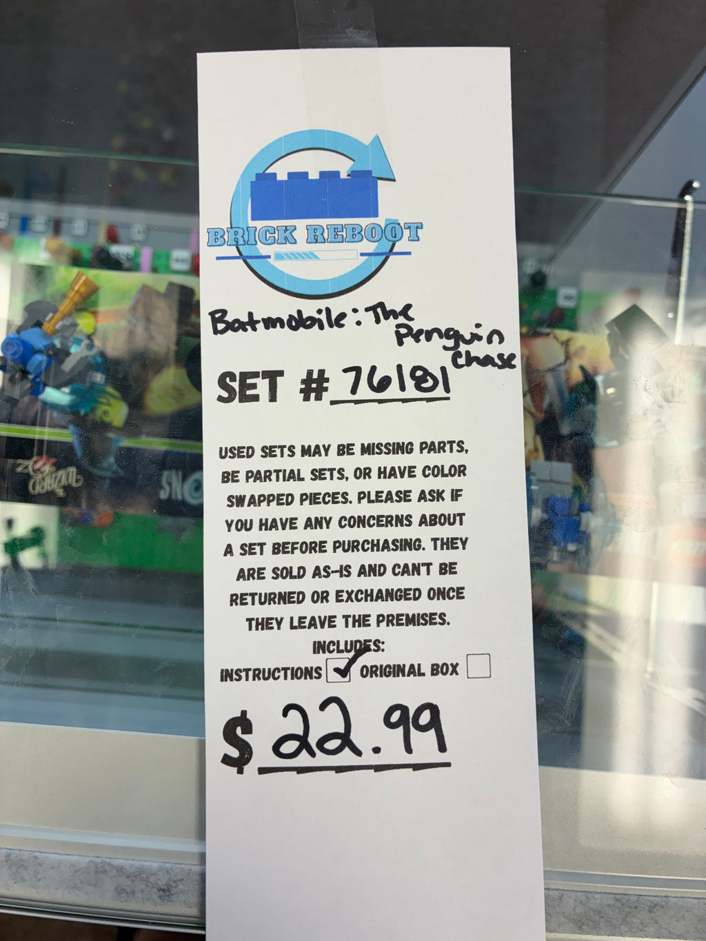 76181 Batmobile: The Penguin Chase - Used
