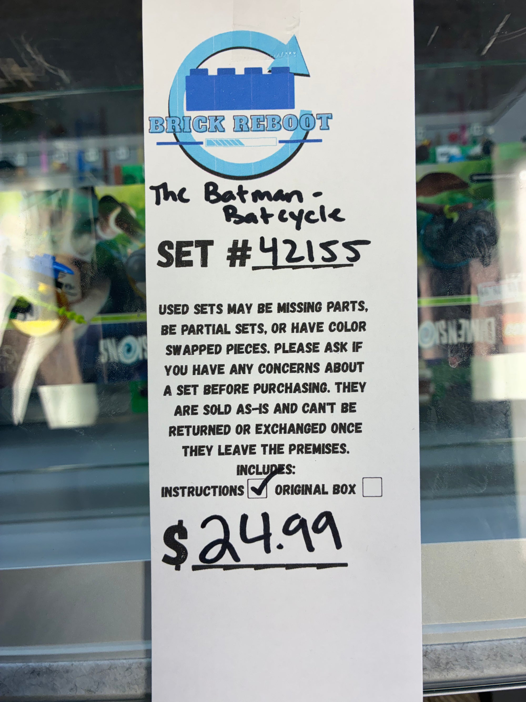 42155 The Batman - Batcycle - Used