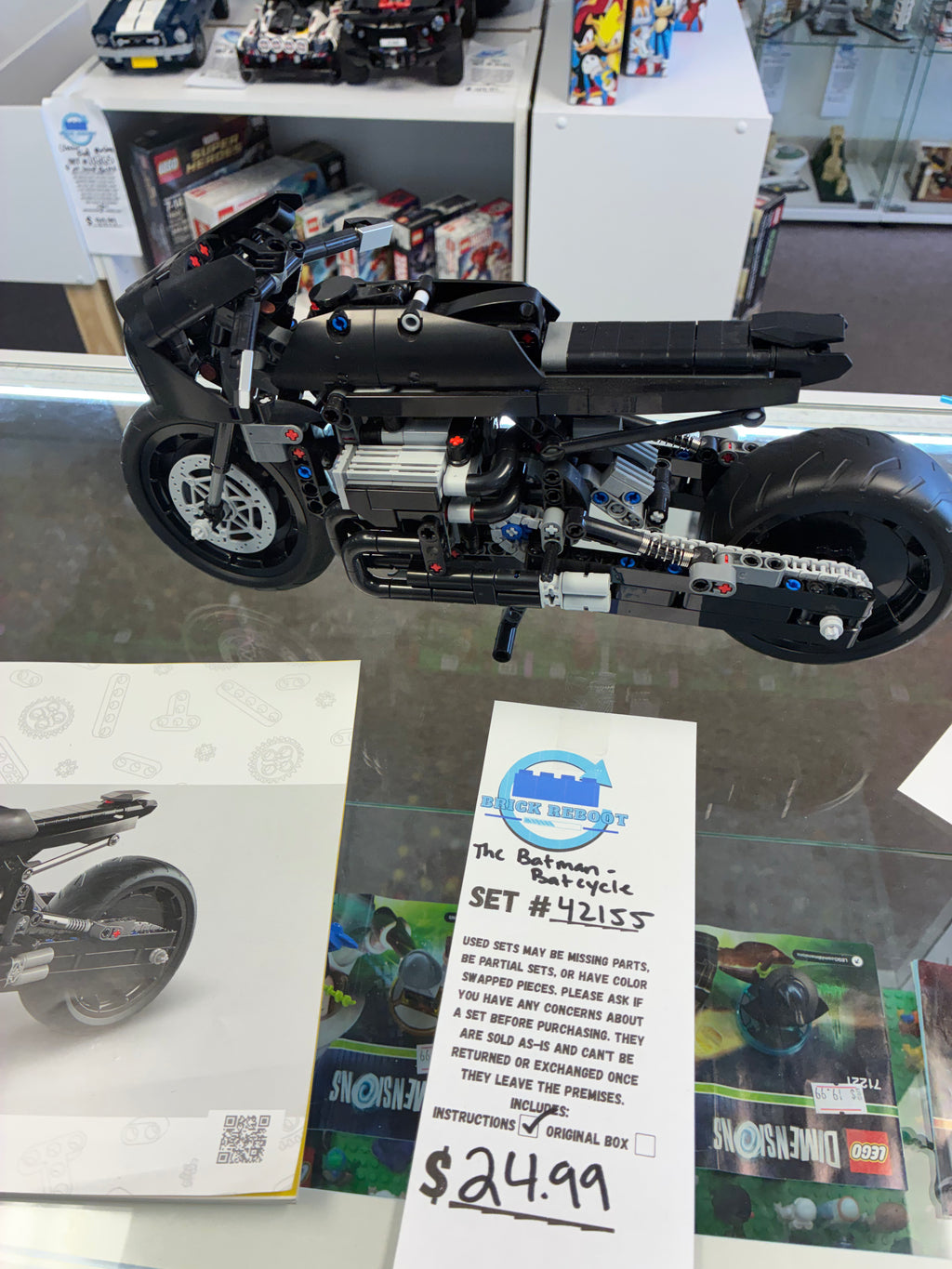 42155 The Batman - Batcycle - Used