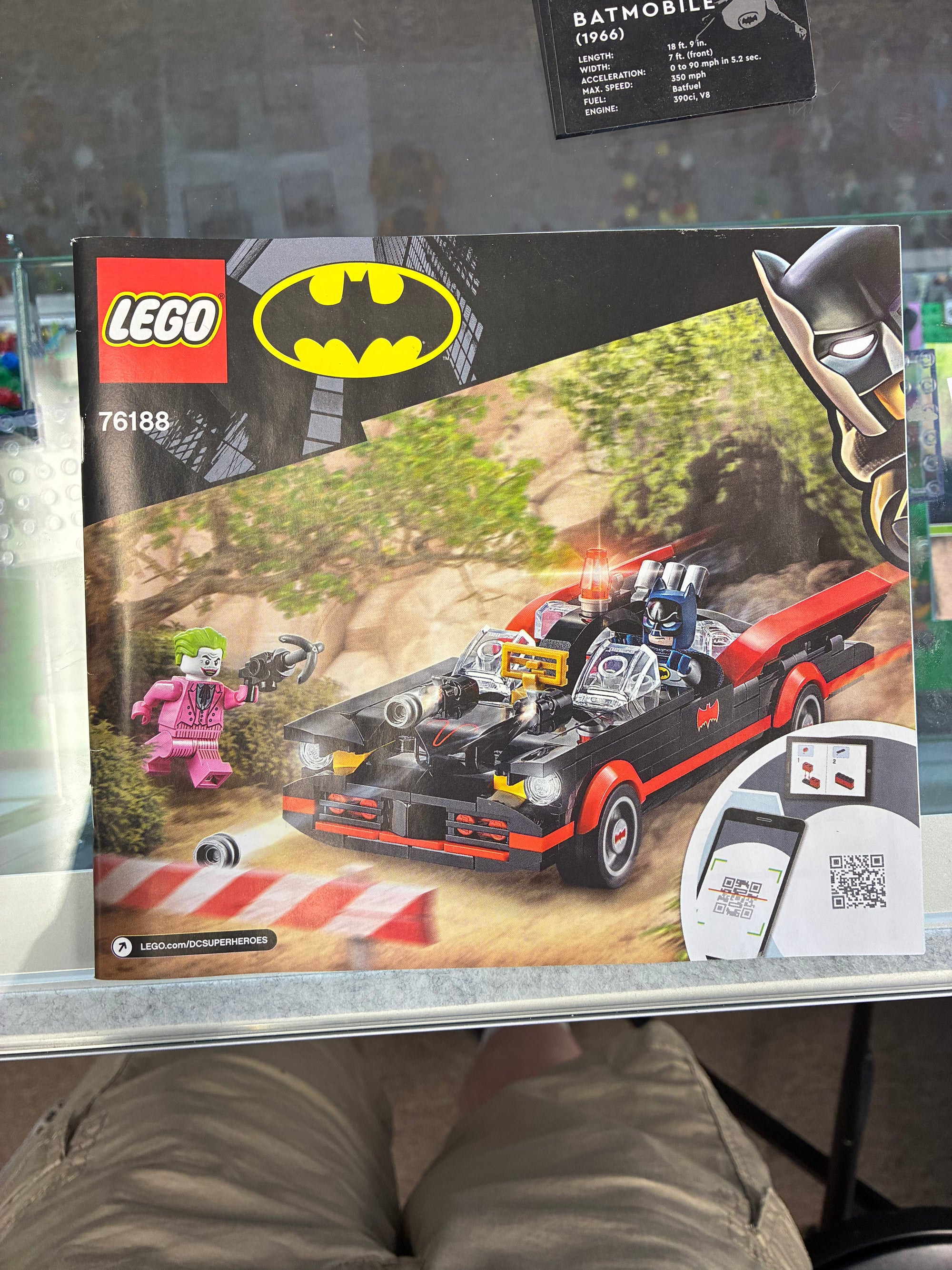 76188 Batman Classic TV Series Batmobile *NO FIGS* - Used