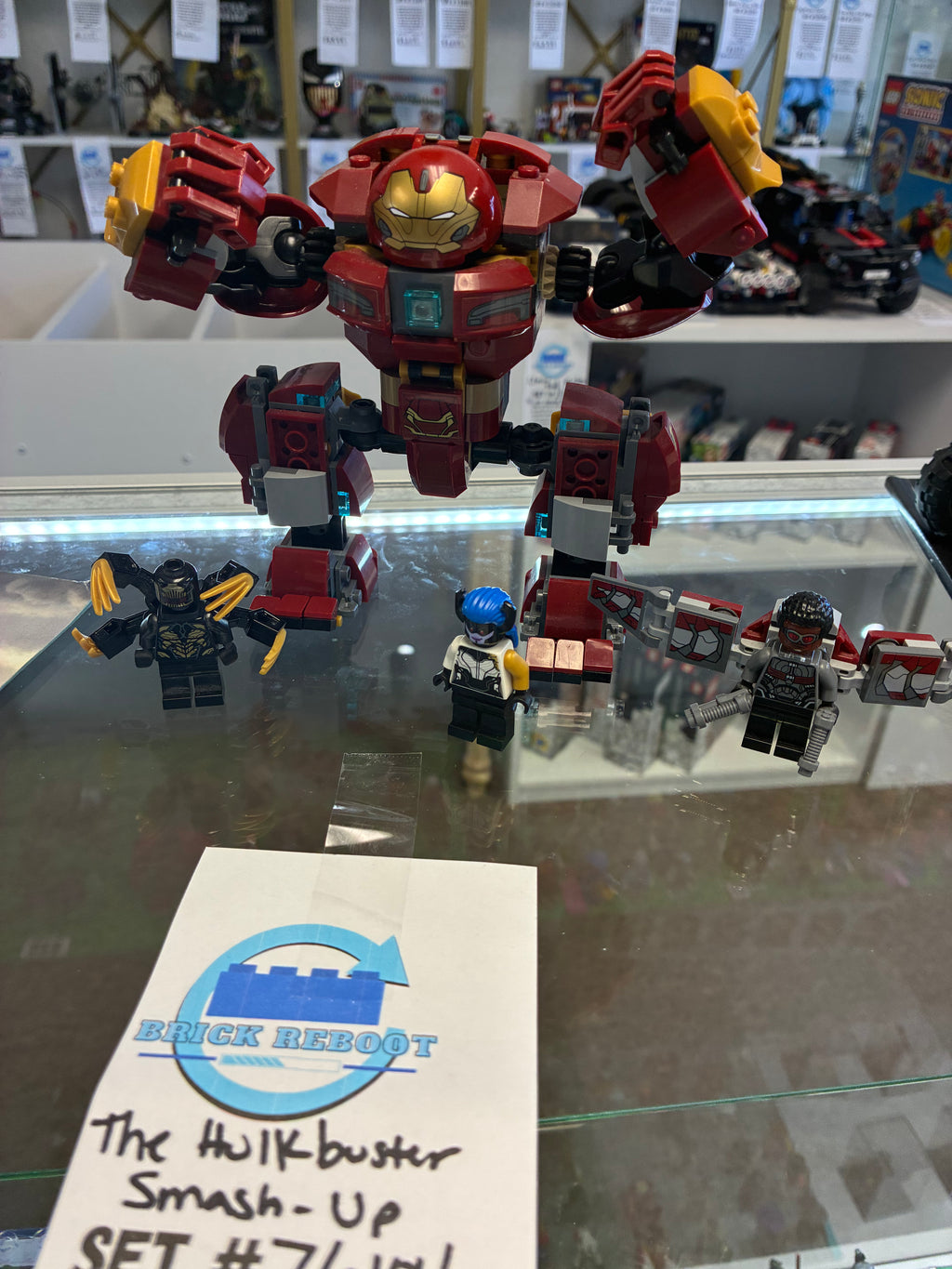 76104 The Hulkbuster Smash-Up *MISSING GUN TURRET* - Used