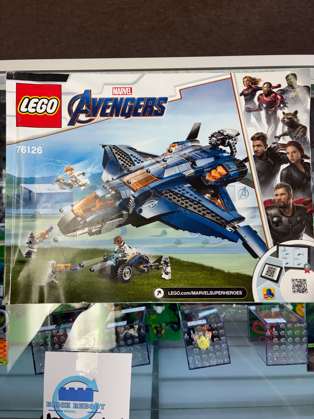 76126 Avengers Ultimate Quinjet - Used