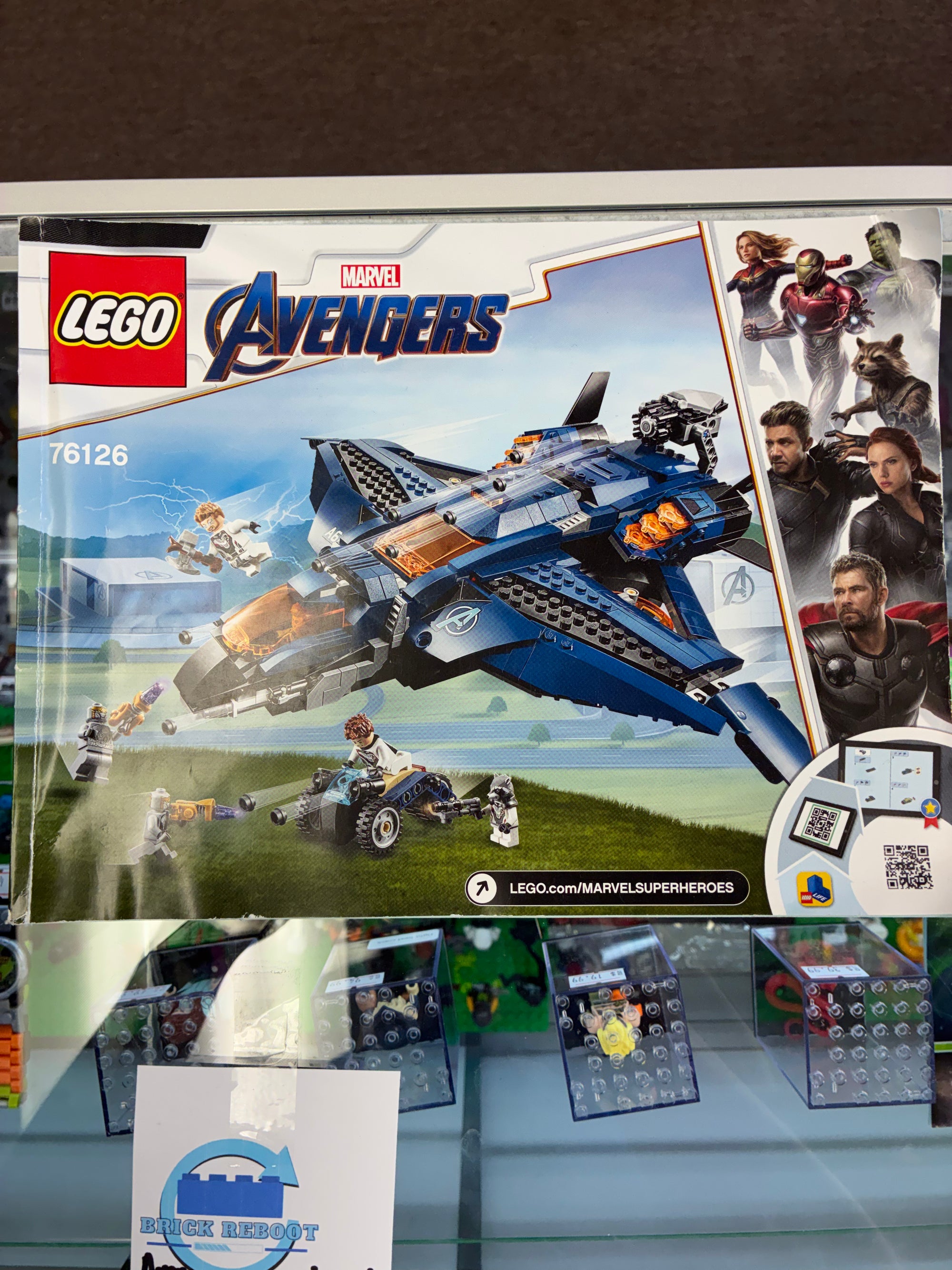 76126 Avengers Ultimate Quinjet - Used