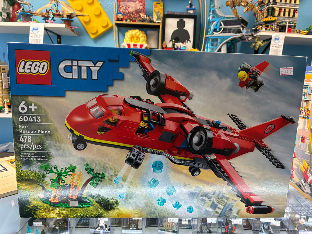 60413 City Fire Rescue Plane - Sealed