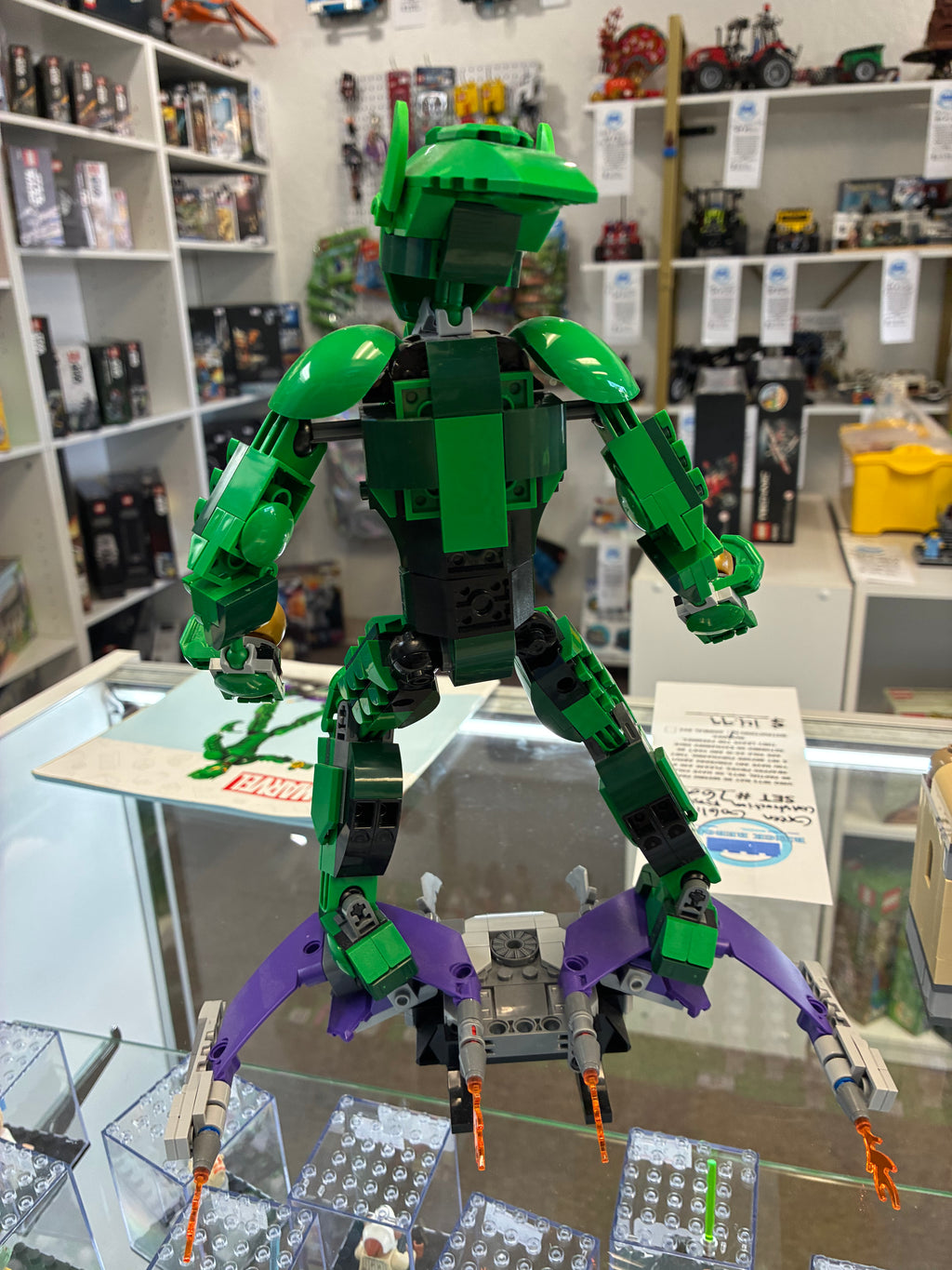 76284 Green Goblin Construction Figure - Used