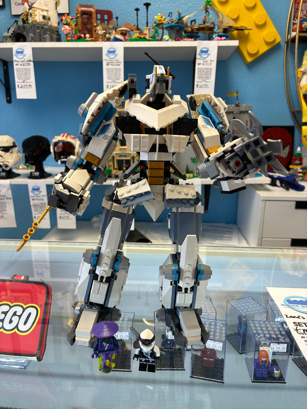 71738 Ninjago Zane’s Titan Mech Battle *MISSING 2 FIGS* - Used