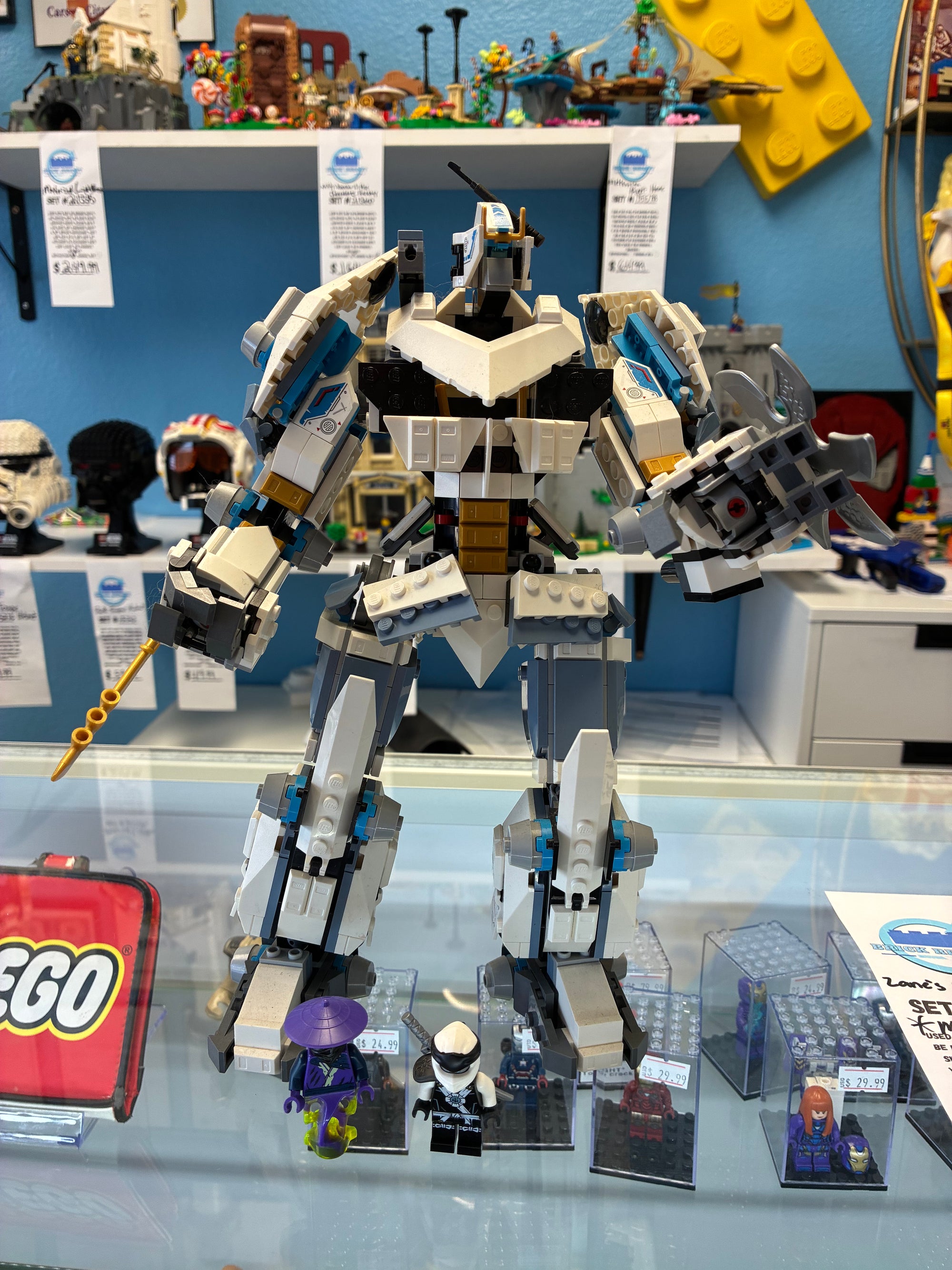 71738 Ninjago Zane’s Titan Mech Battle *MISSING 2 FIGS* - Used