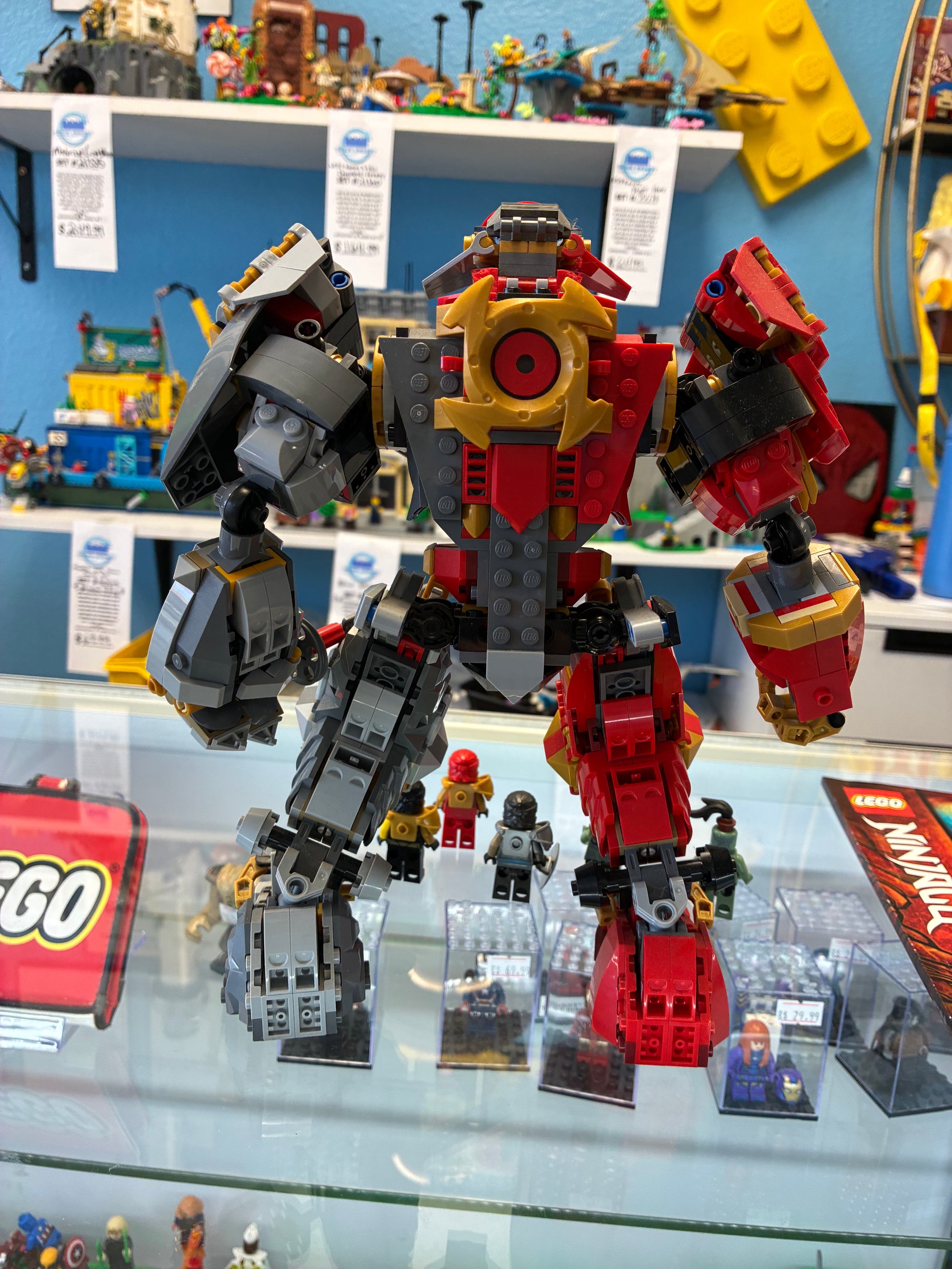 71720 Fire Stone Mech *MISSING SWORD* - Used