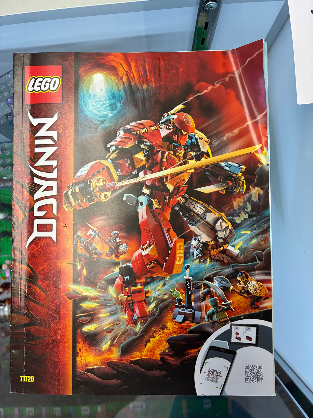71720 Fire Stone Mech *MISSING SWORD* - Used