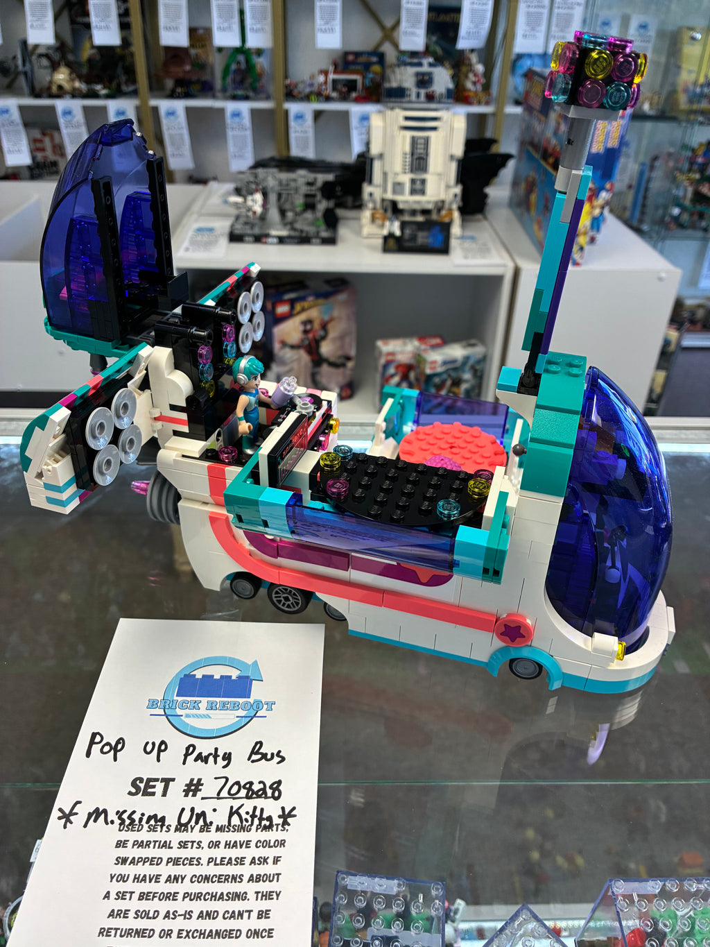 70828 Pop Up Party Bus *MISSING UNI KITTY* - Used